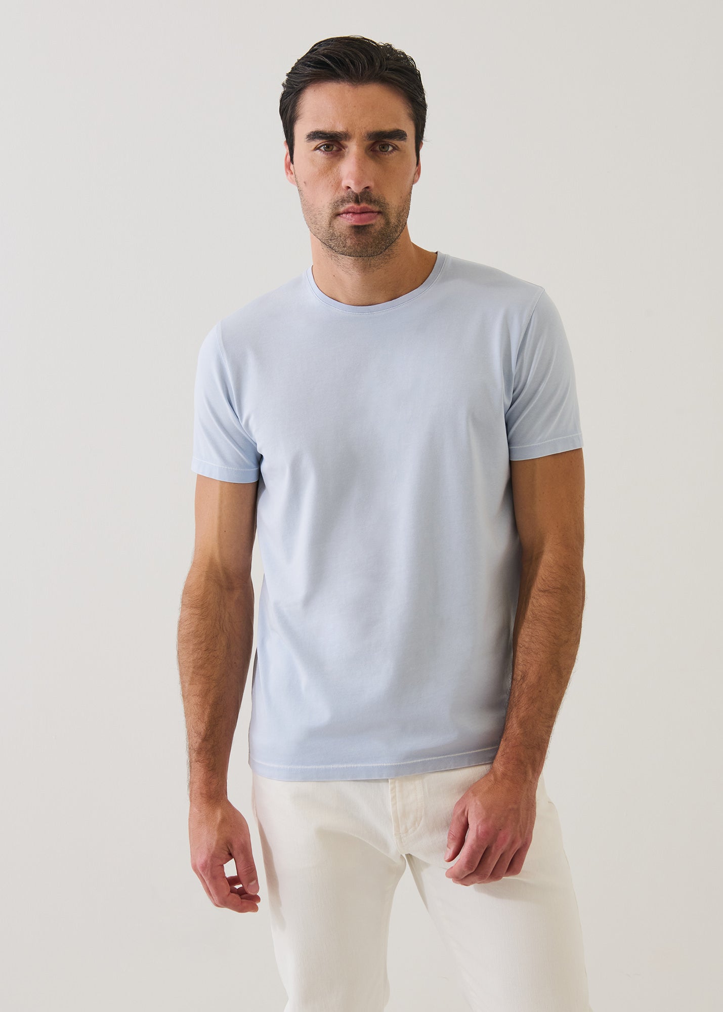 Pima Cotton Stretch Vintage Wash T-Shirt - PATRICK ASSARAF