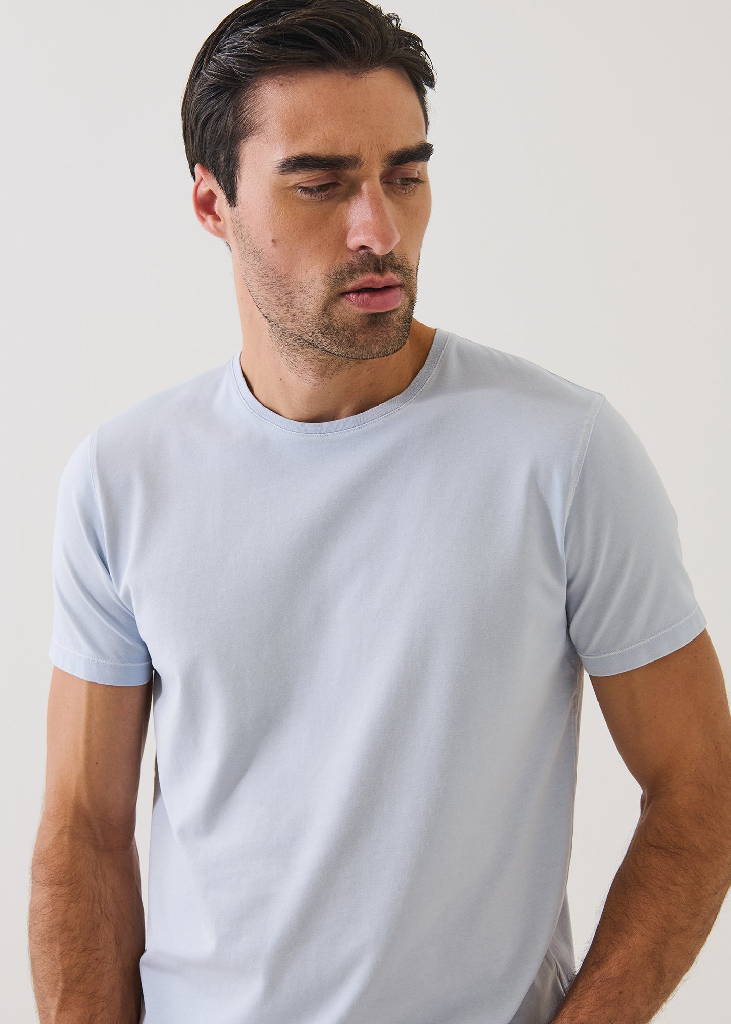 Pima Cotton Stretch Vintage Wash T-Shirt - PATRICK ASSARAF