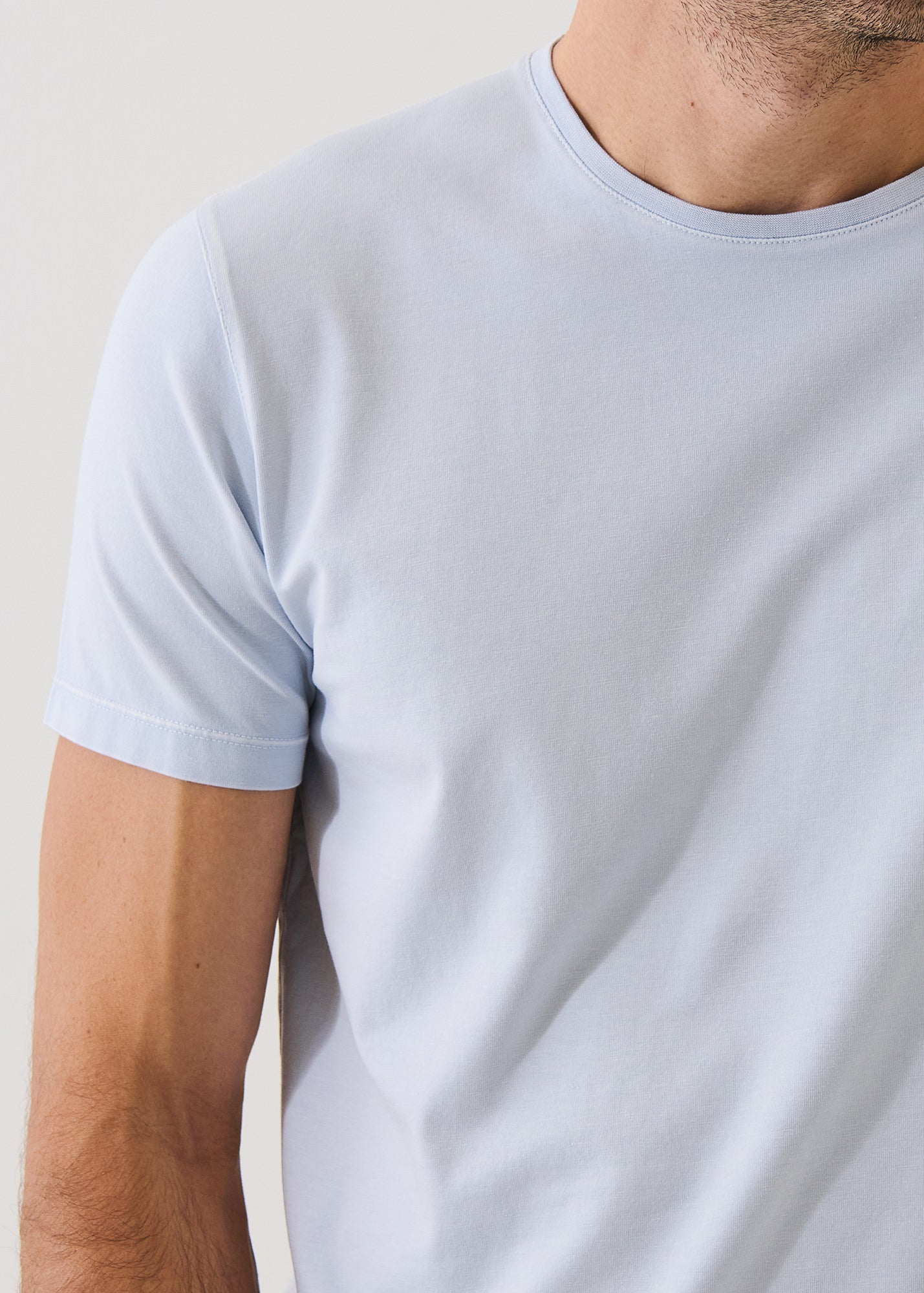 Pima Cotton Stretch Vintage Wash T-Shirt - PATRICK ASSARAF