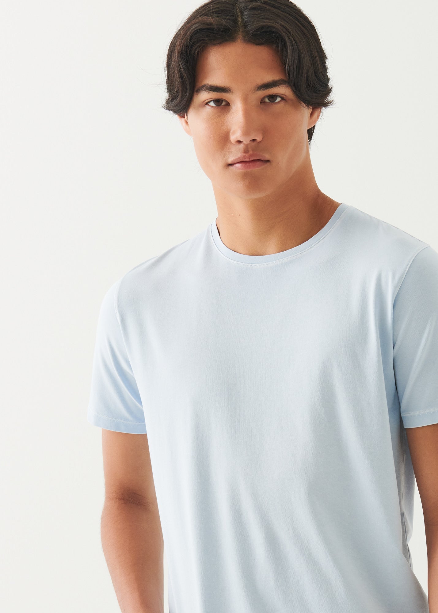 Pima Cotton Stretch Vintage Wash T-Shirt - PATRICK ASSARAF