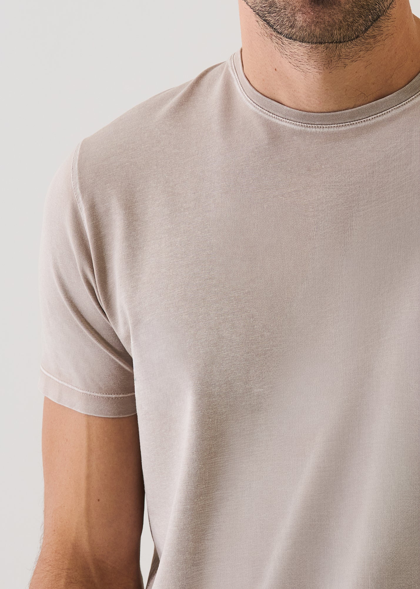Pima Cotton Stretch Vintage Wash T-Shirt - PATRICK ASSARAF