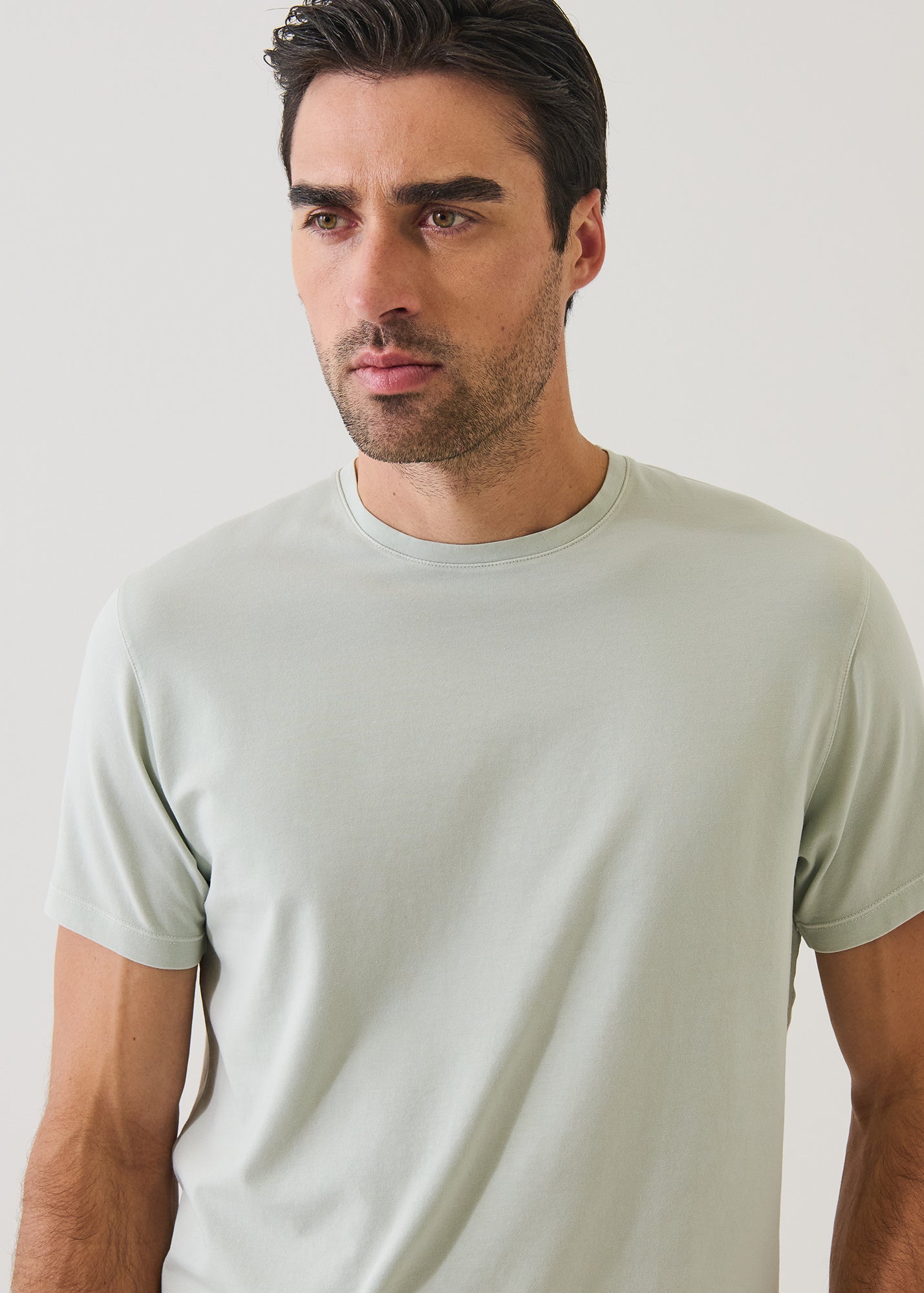 Pima Cotton Stretch Vintage Wash T-Shirt - PATRICK ASSARAF