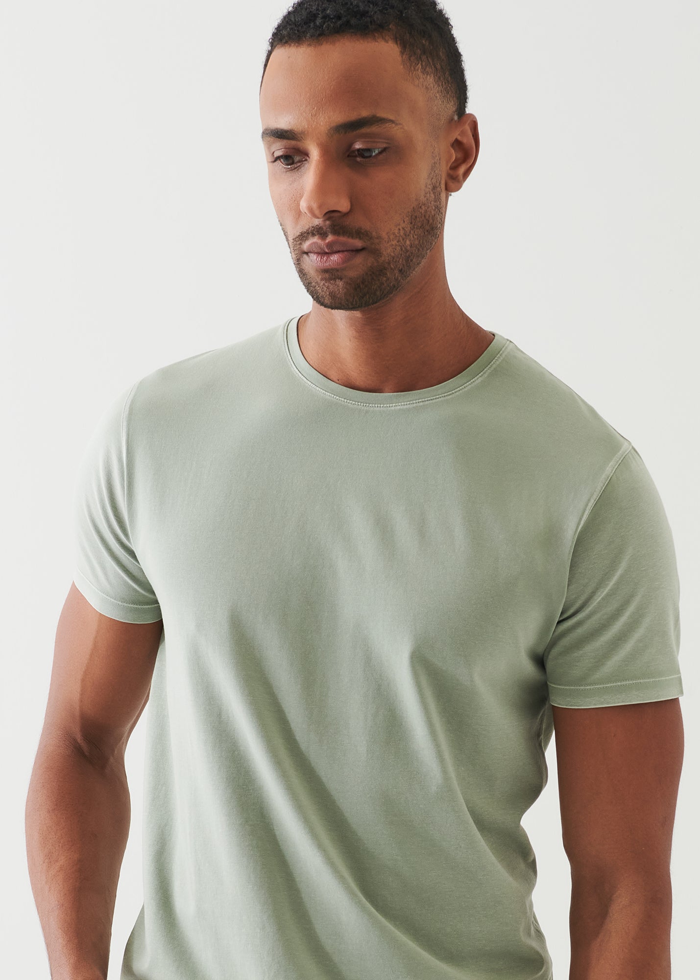 Pima Cotton Stretch Vintage Wash T-Shirt - PATRICK ASSARAF