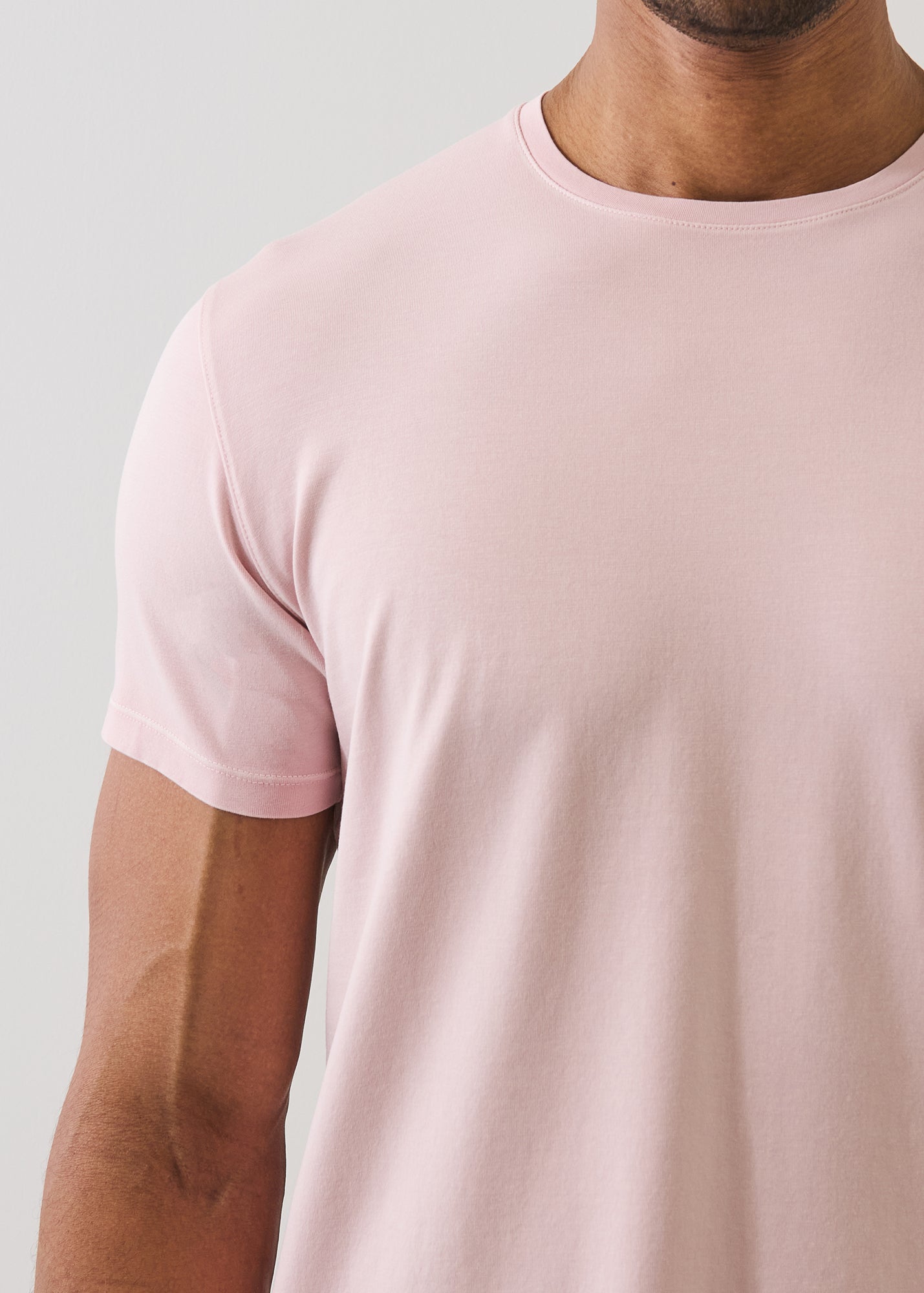 Pima Cotton Stretch Vintage Wash T-Shirt - PATRICK ASSARAF