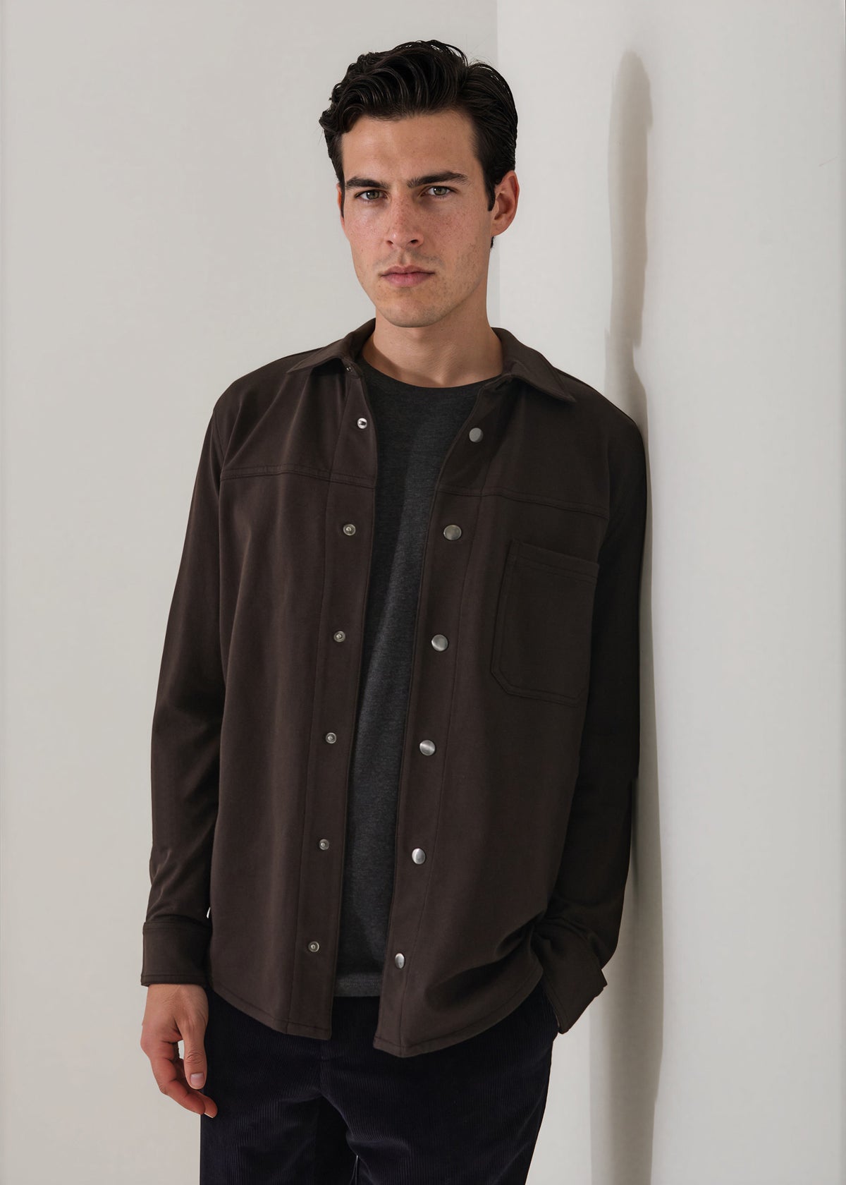 Pima Cotton French Terry Overshirt - PATRICK ASSARAF