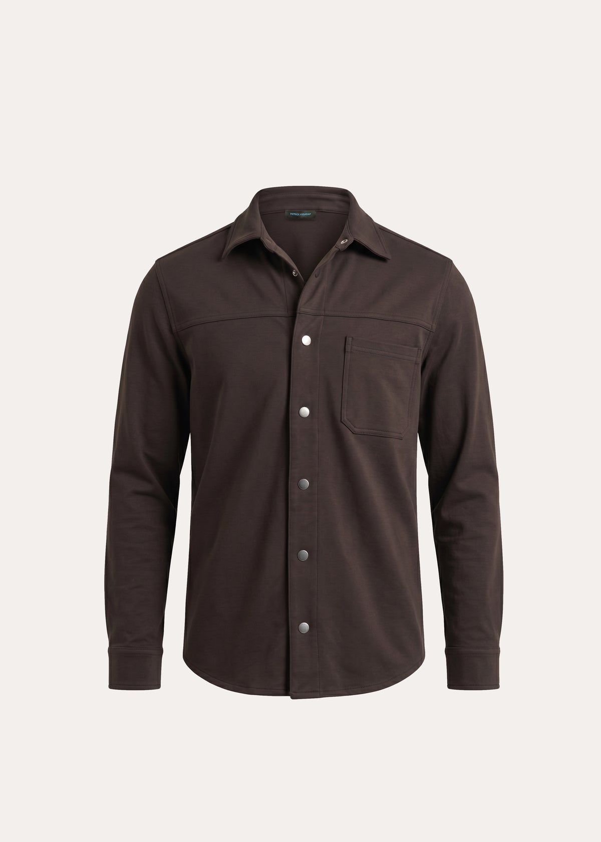 Pima Cotton French Terry Overshirt - PATRICK ASSARAF