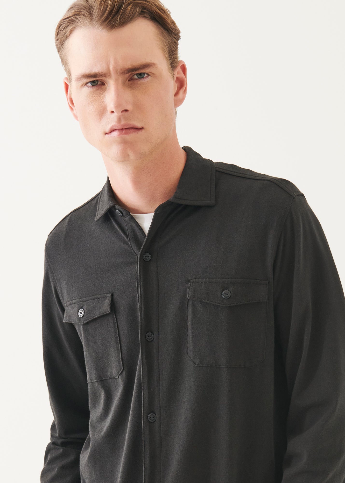 Pima Cotton Stretch Overshirt - PATRICK ASSARAF