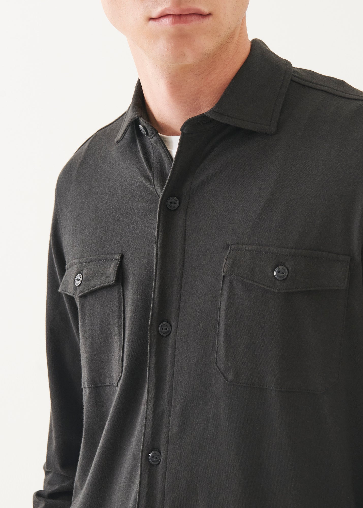 Pima Cotton Stretch Overshirt - PATRICK ASSARAF