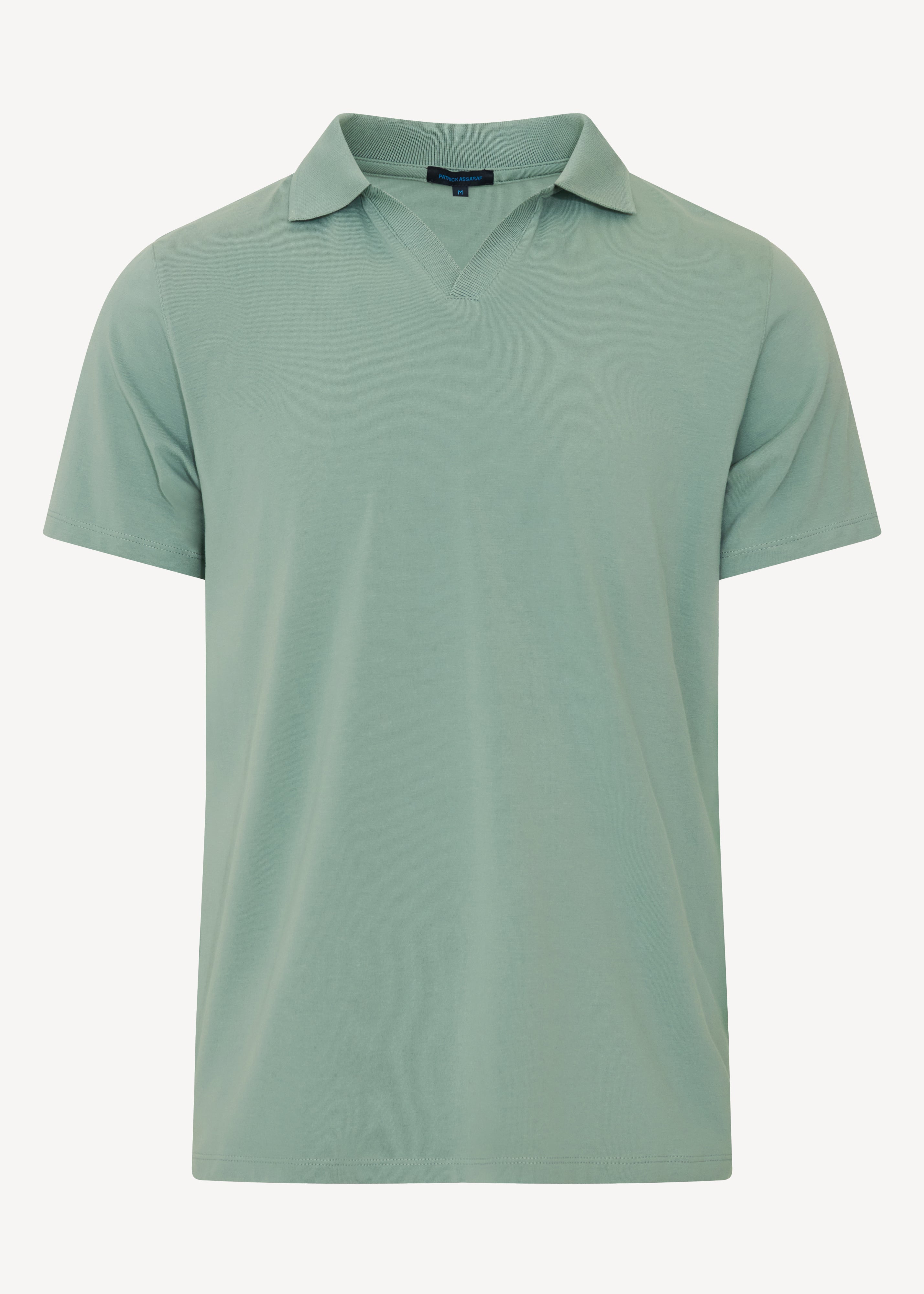 Pima Cotton Stretch Open Polo - PATRICK ASSARAF