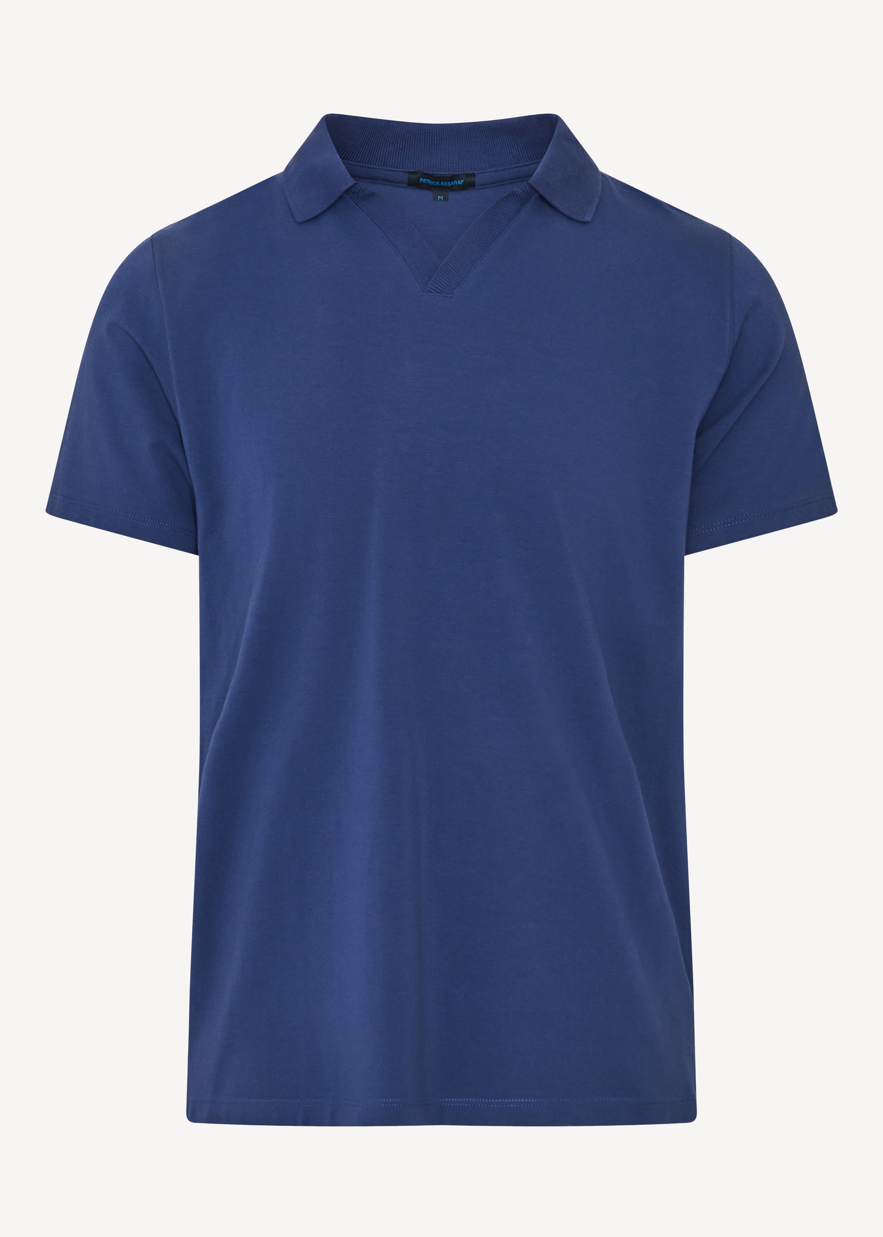 Pima Cotton Stretch Open Polo - PATRICK ASSARAF