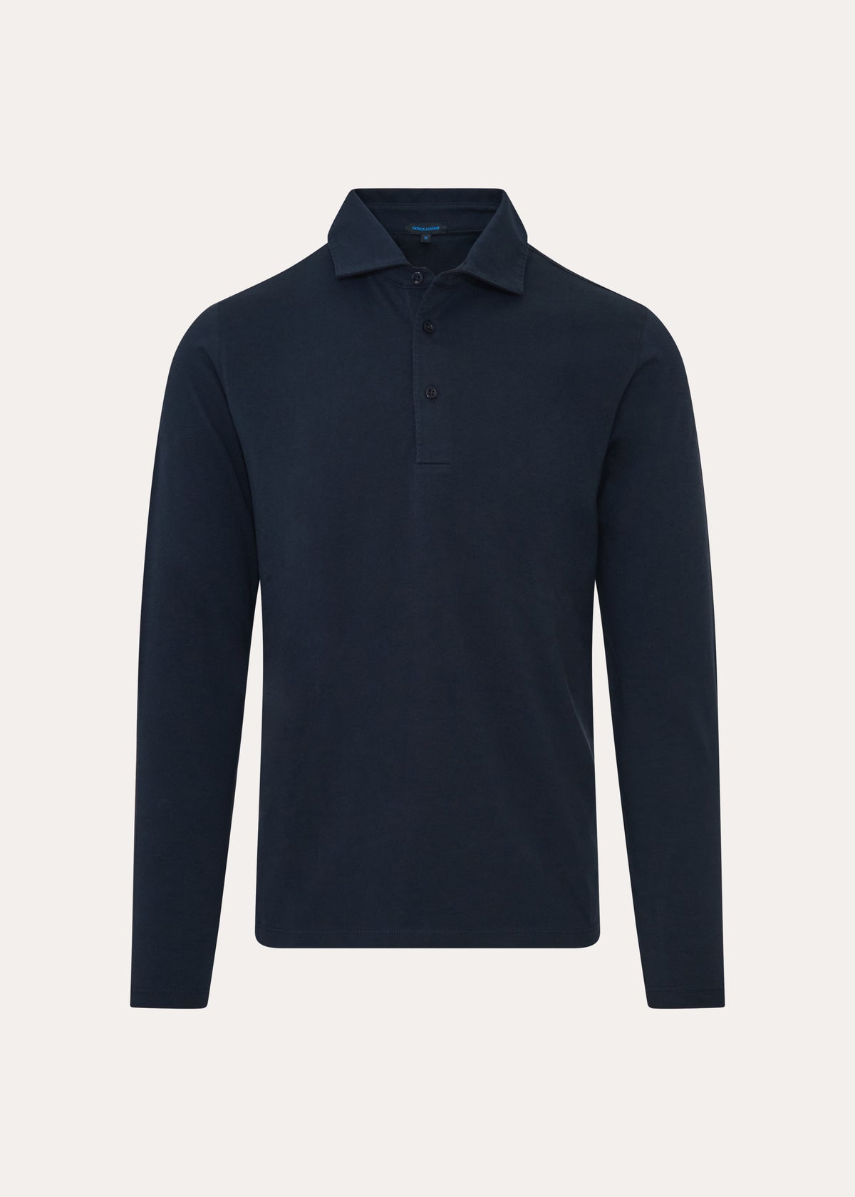 Pima Cotton Stretch Long Sleeve Polo - PATRICK ASSARAF