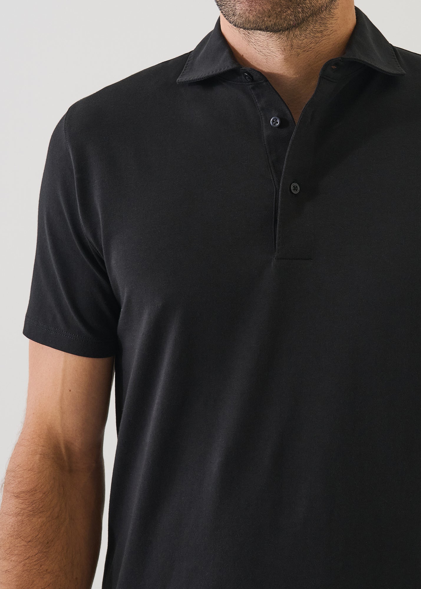 Pima Cotton Stretch Iconic Polo - PATRICK ASSARAF