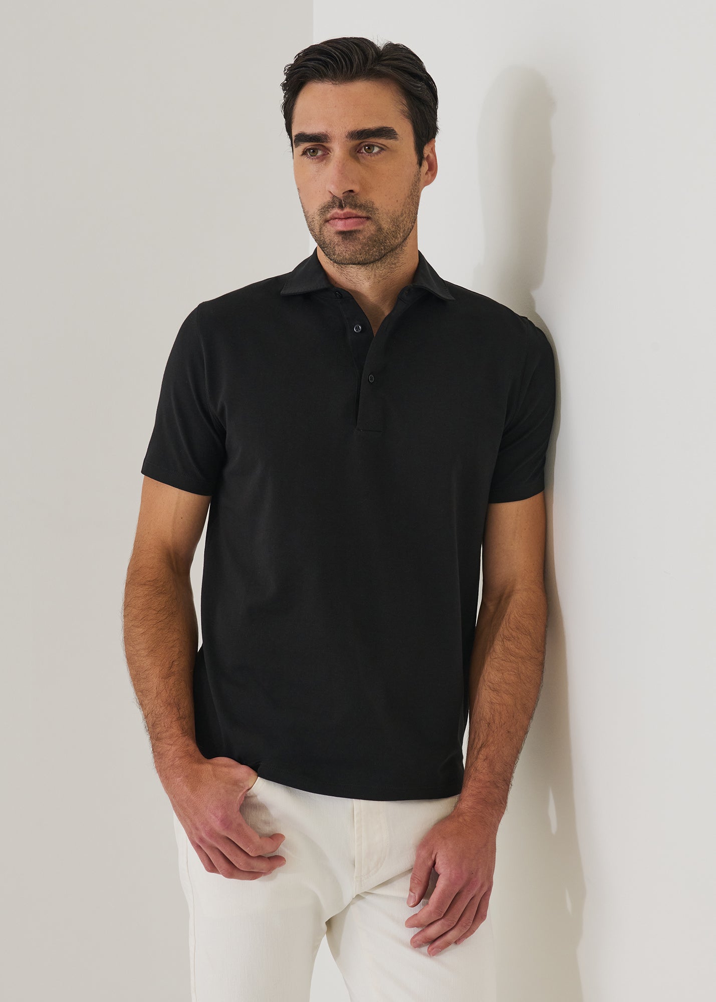 Pima Cotton Stretch Iconic Polo - PATRICK ASSARAF