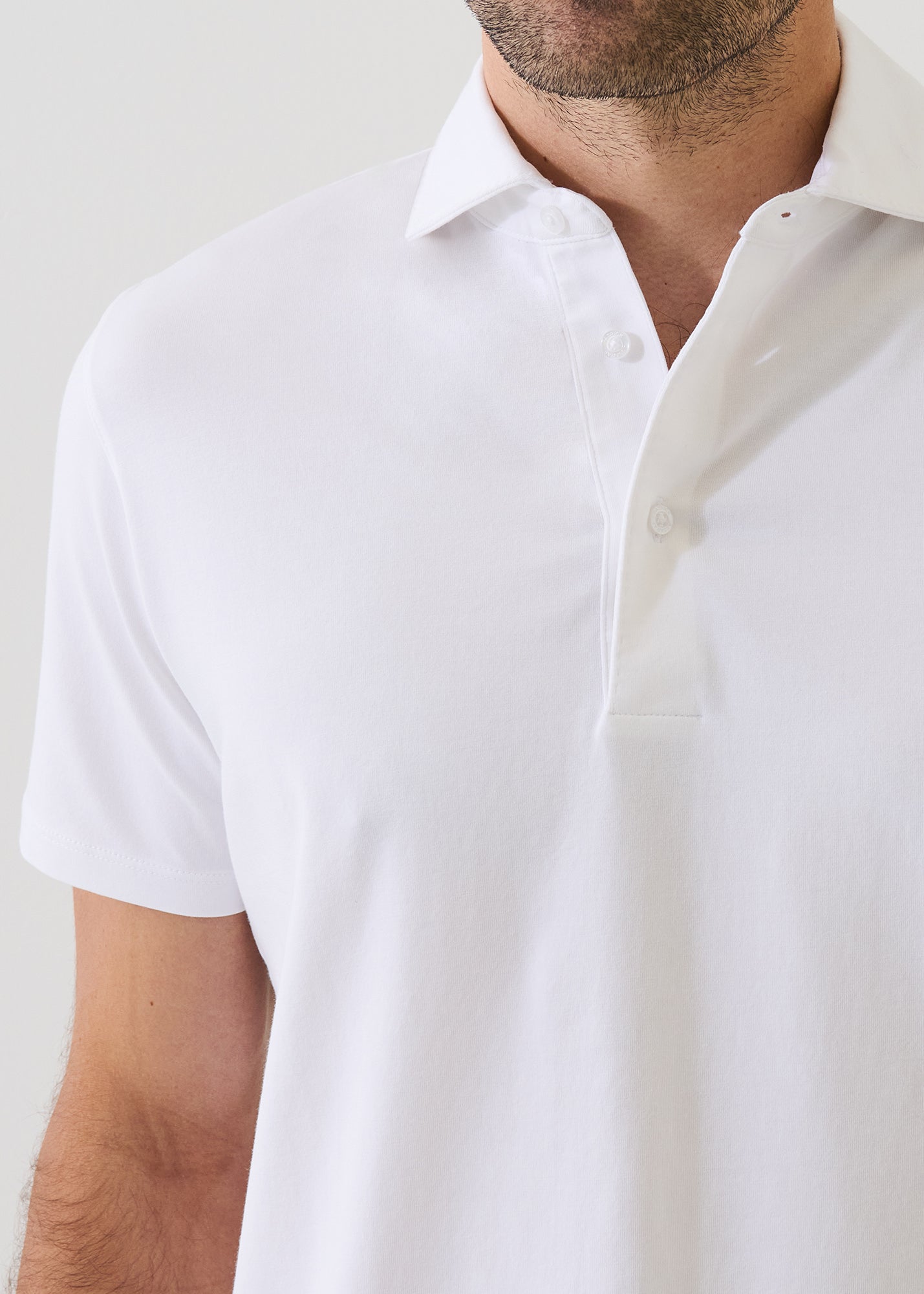 Pima Cotton Stretch Iconic Polo - PATRICK ASSARAF