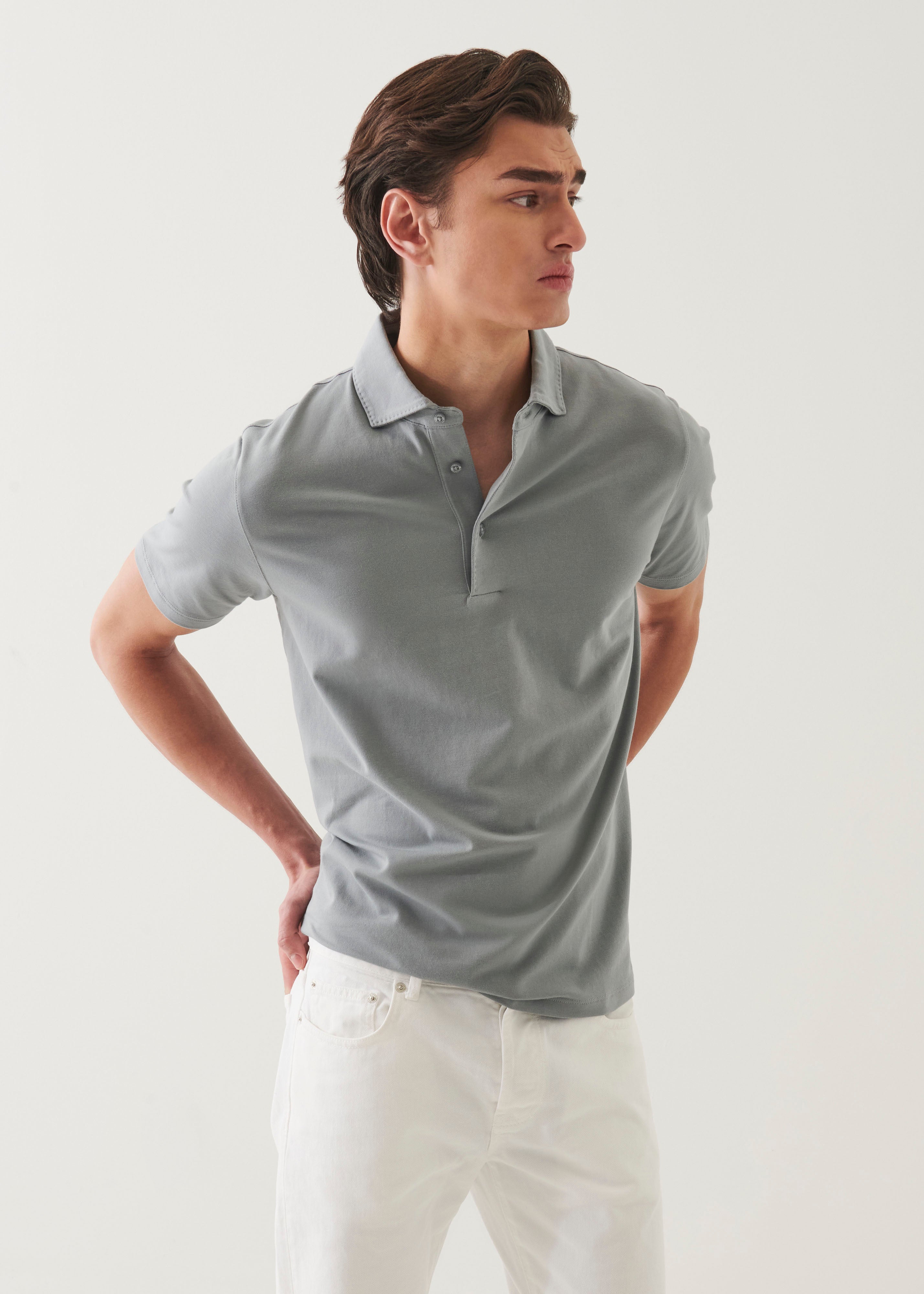 Pima Cotton Stretch Polo