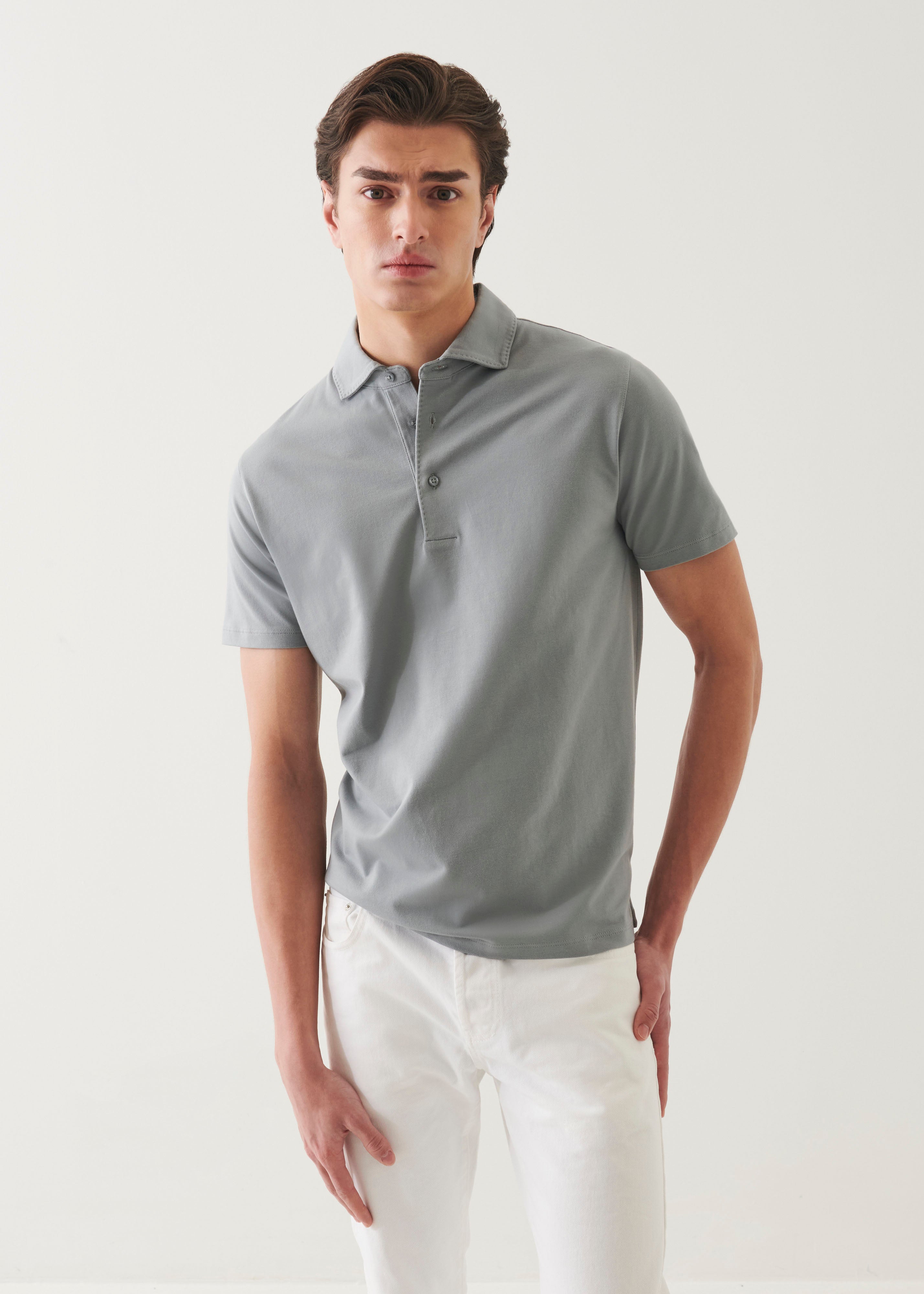 Pima Cotton Stretch Polo