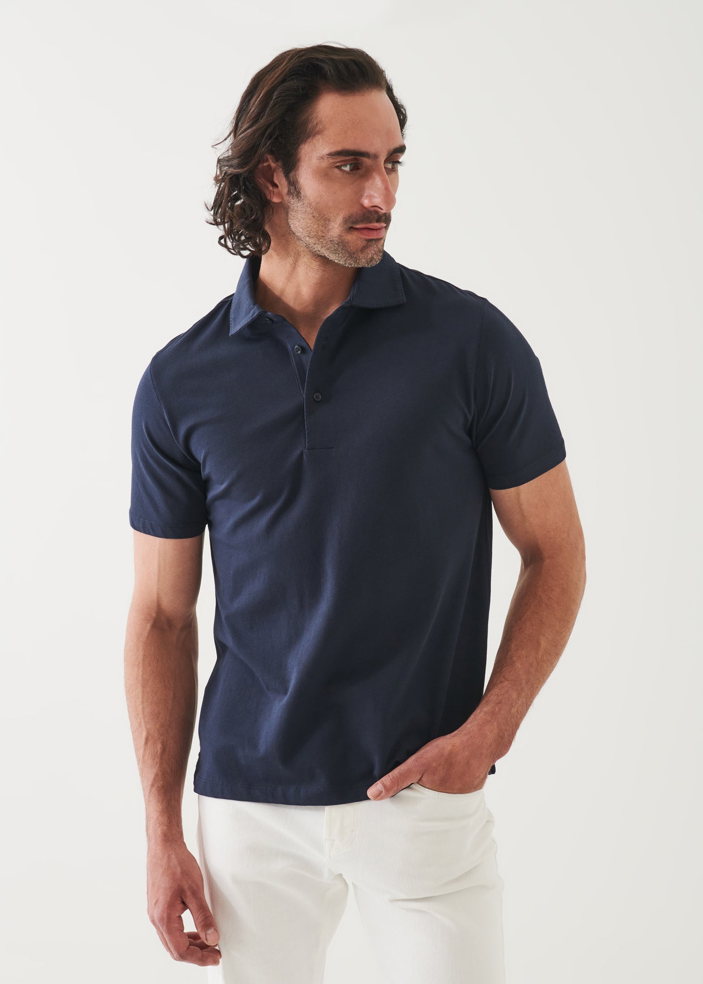 Pima Cotton Stretch Polo