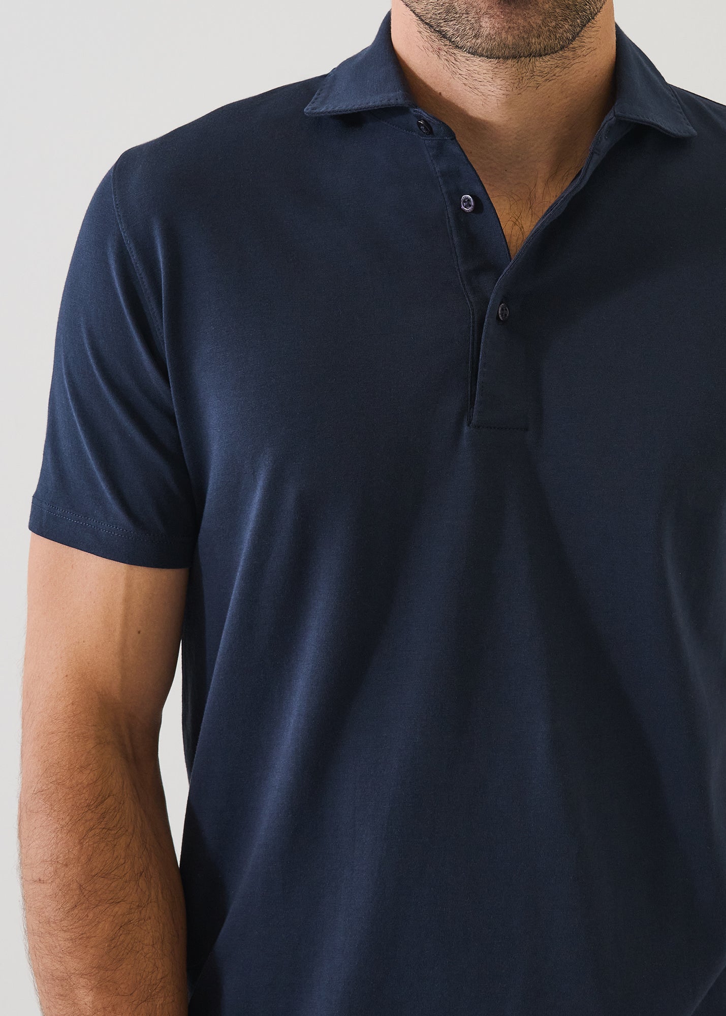 Pima Cotton Stretch Iconic Polo - PATRICK ASSARAF