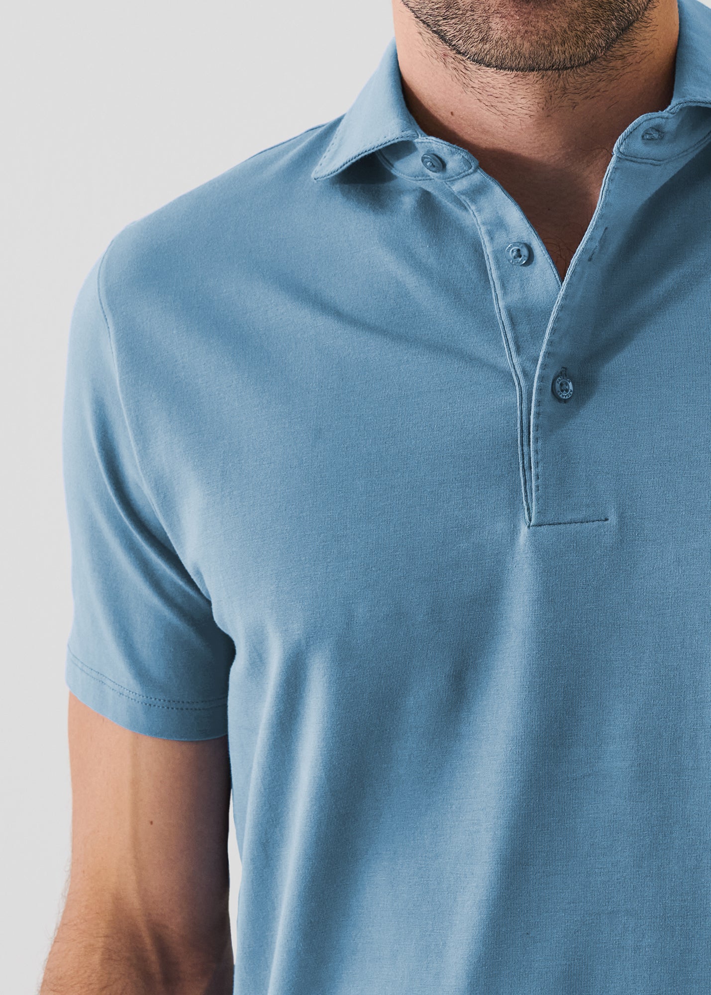 Pima Cotton Stretch Iconic Polo - PATRICK ASSARAF