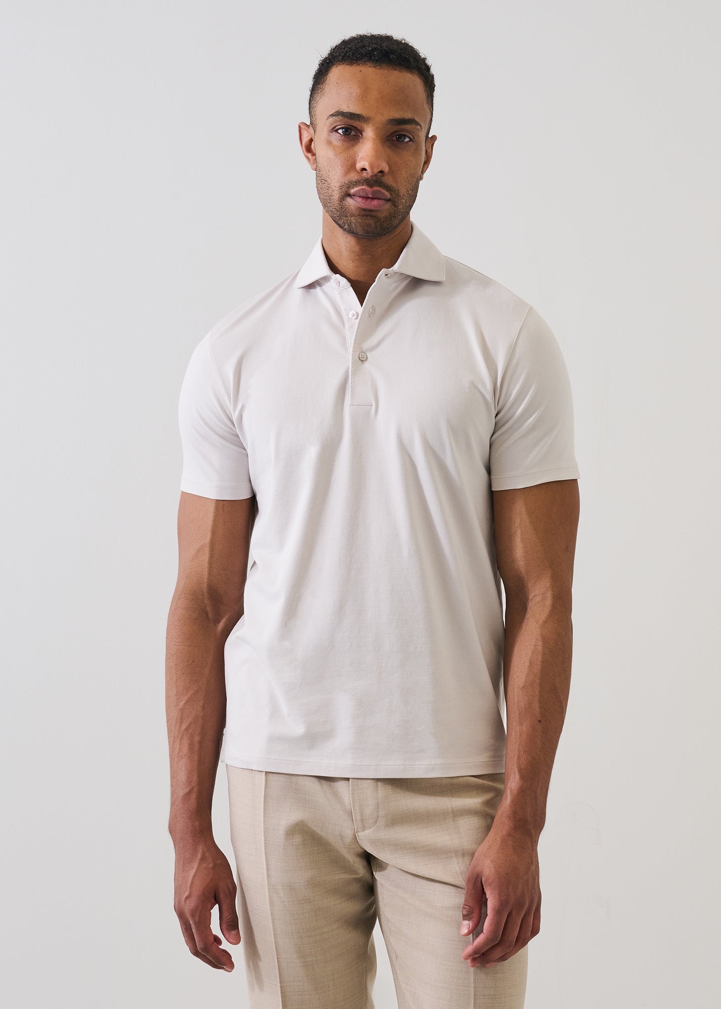 Pima Cotton Stretch Iconic Polo - PATRICK ASSARAF