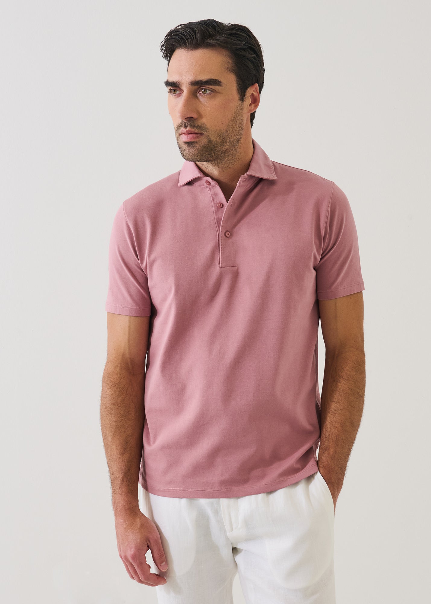 Pima Cotton Stretch Iconic Polo - PATRICK ASSARAF