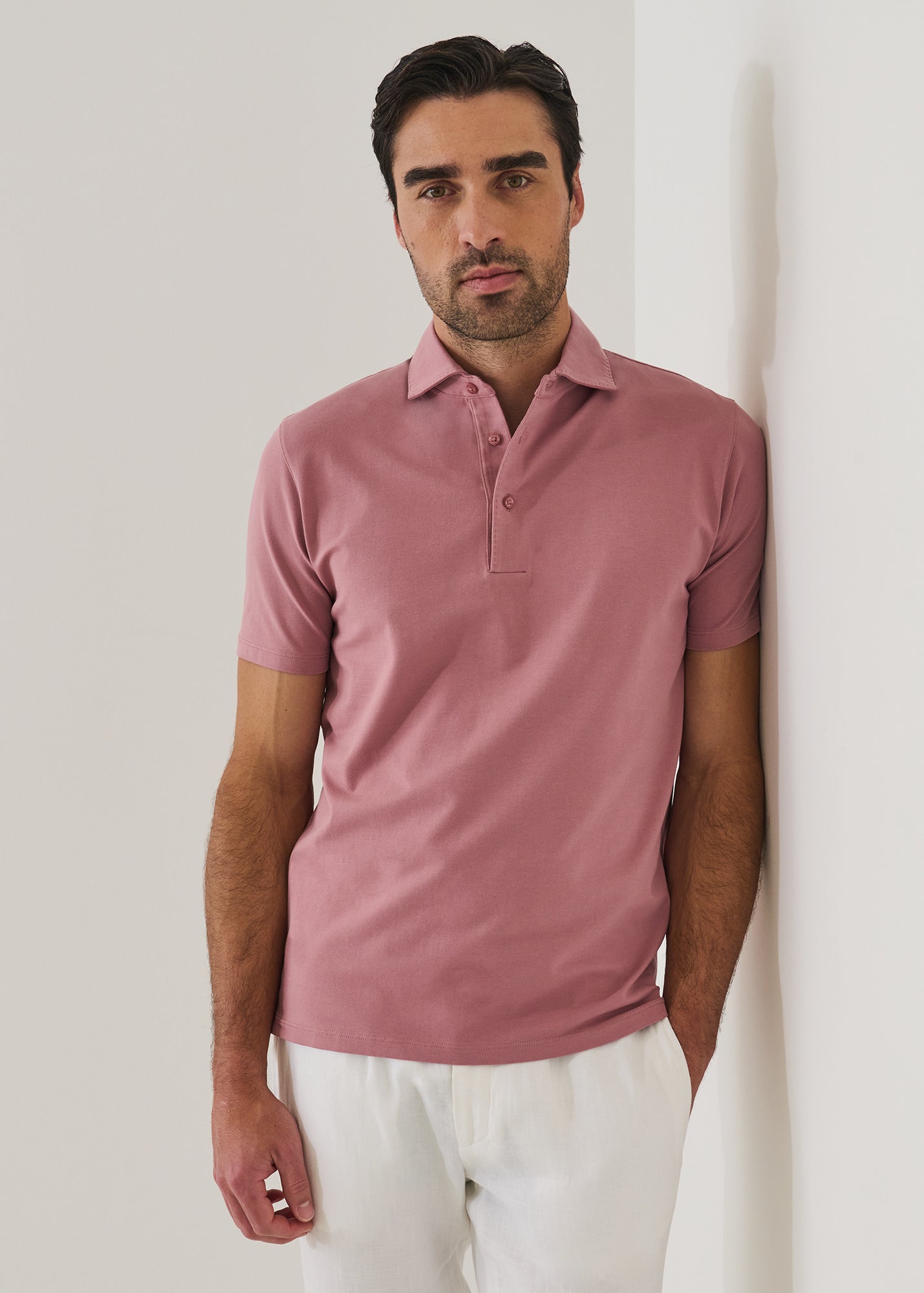 Pima Cotton Stretch Iconic Polo - PATRICK ASSARAF