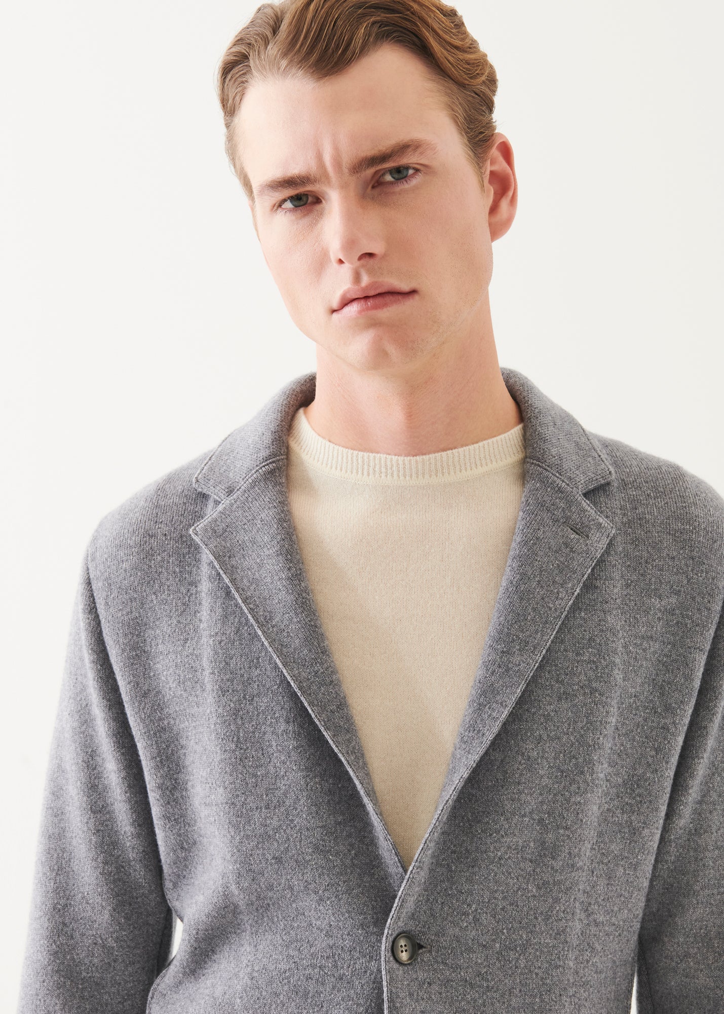 Italian Cashmere Two-Button Blazer