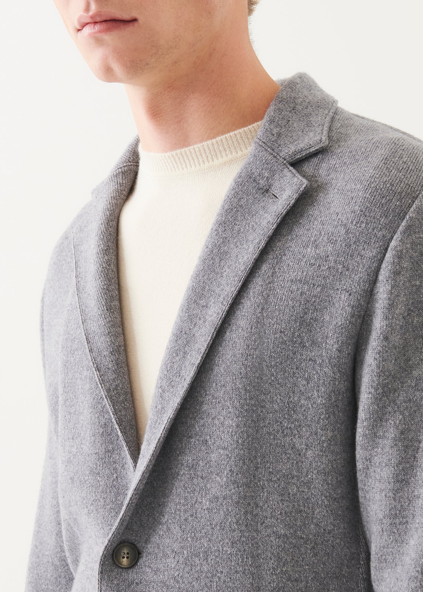 Italian Cashmere Two-Button Blazer