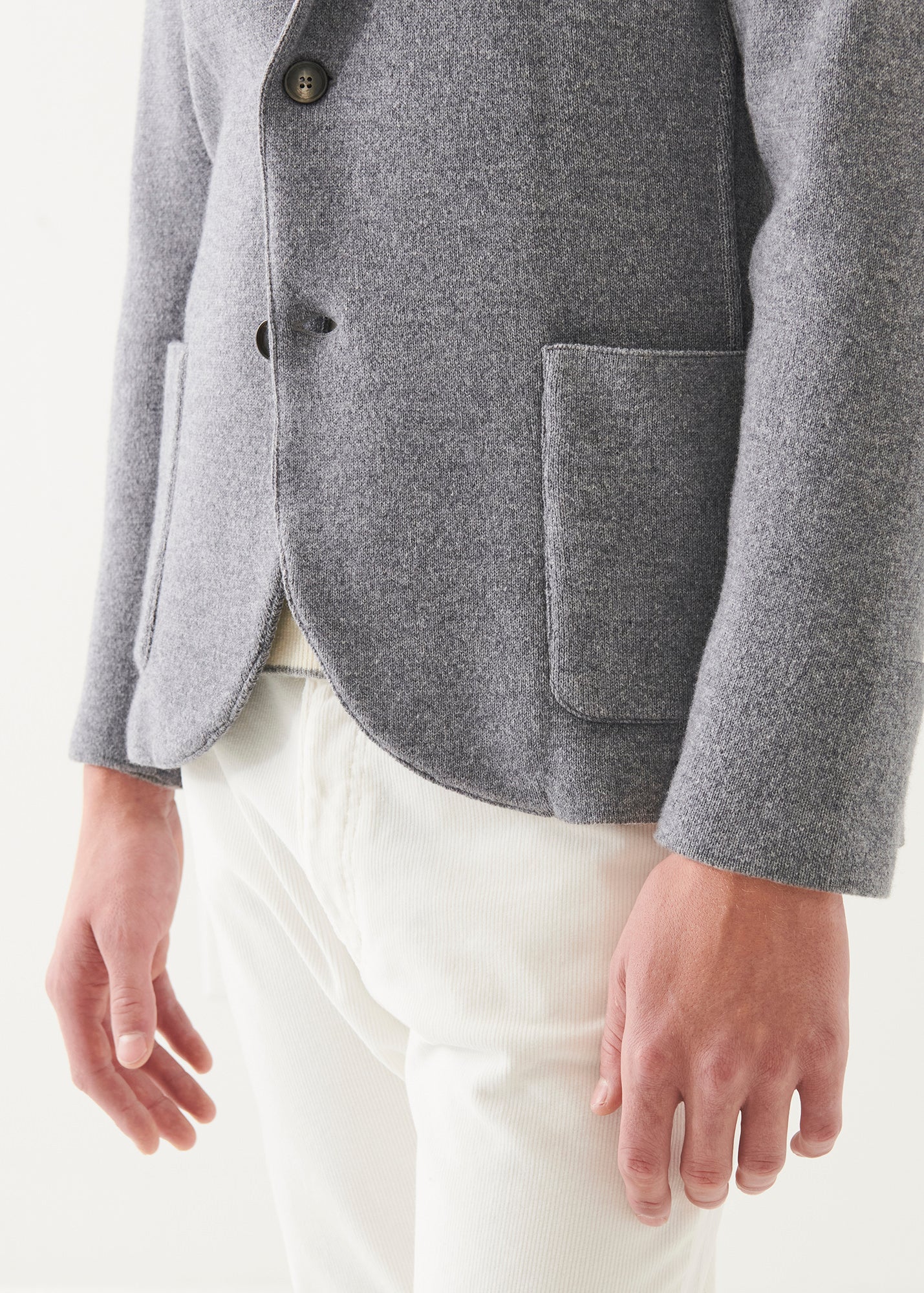 Italian Cashmere Two-Button Blazer