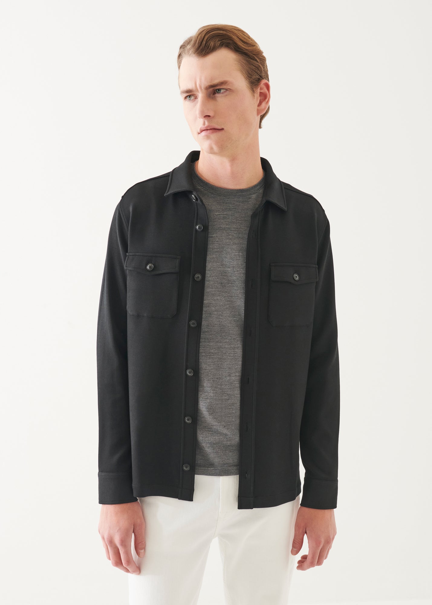 Japanese Double-Face Shirt Jacket - PATRICK ASSARAF