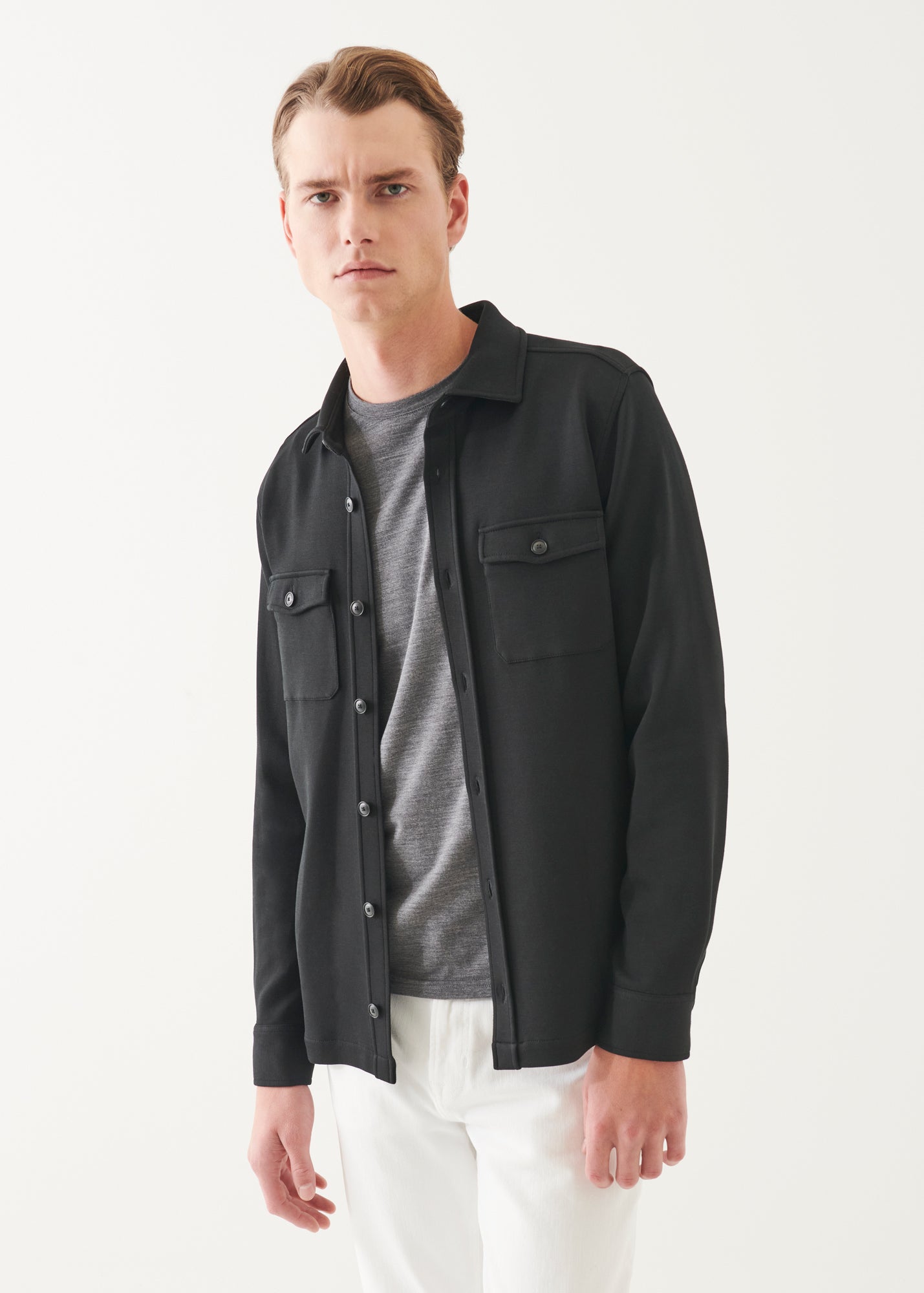 Japanese Double-Face Shirt Jacket - PATRICK ASSARAF