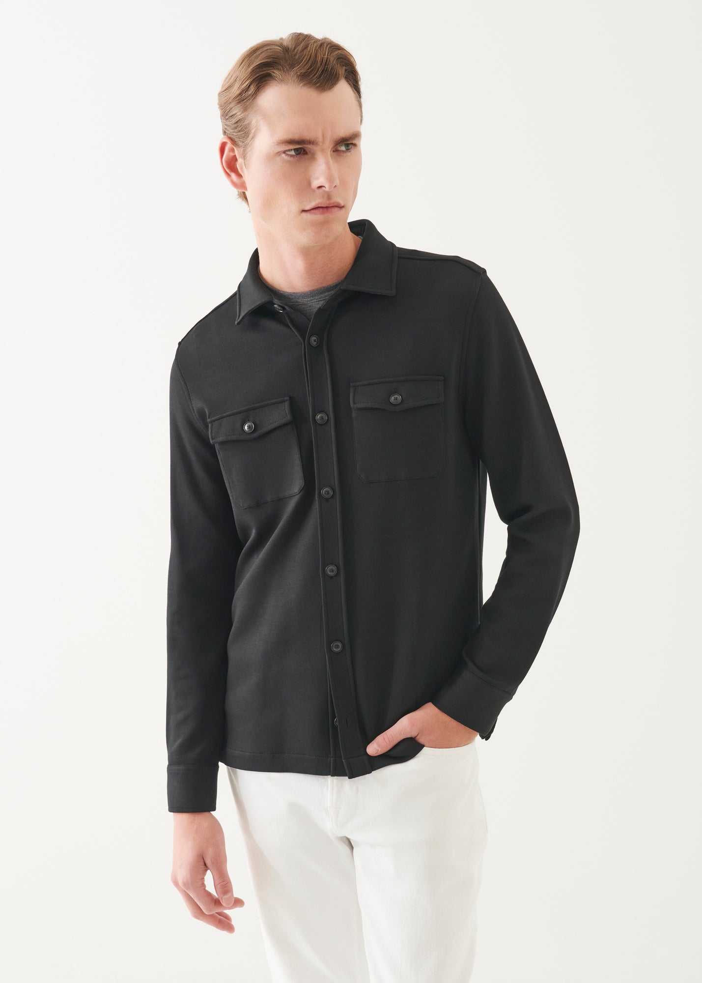 Japanese Double-Face Shirt Jacket - PATRICK ASSARAF