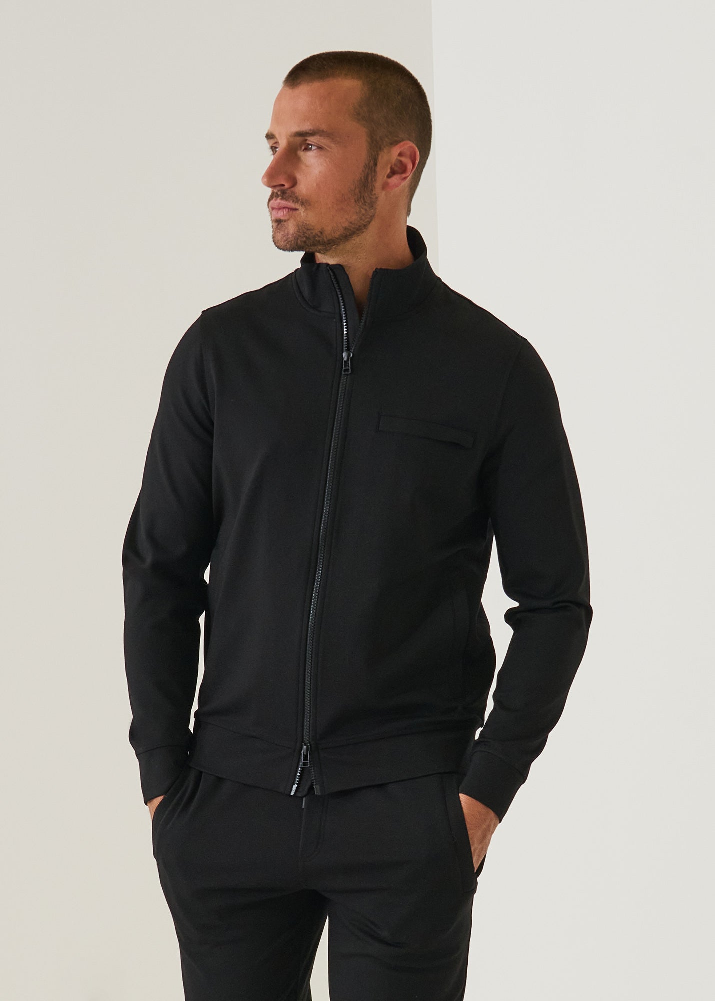 Four-Way Stretch Track Jacket - PATRICK ASSARAF