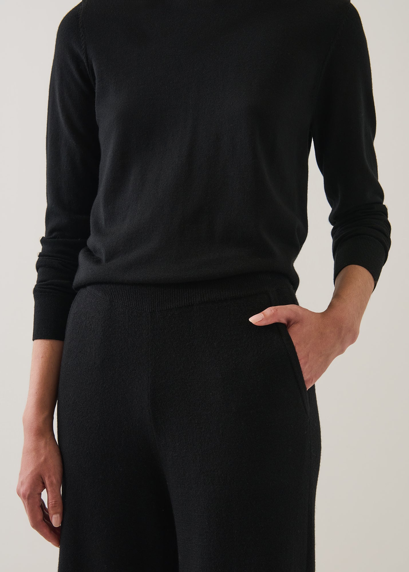 Merino Milano Stitch Relaxed Pant