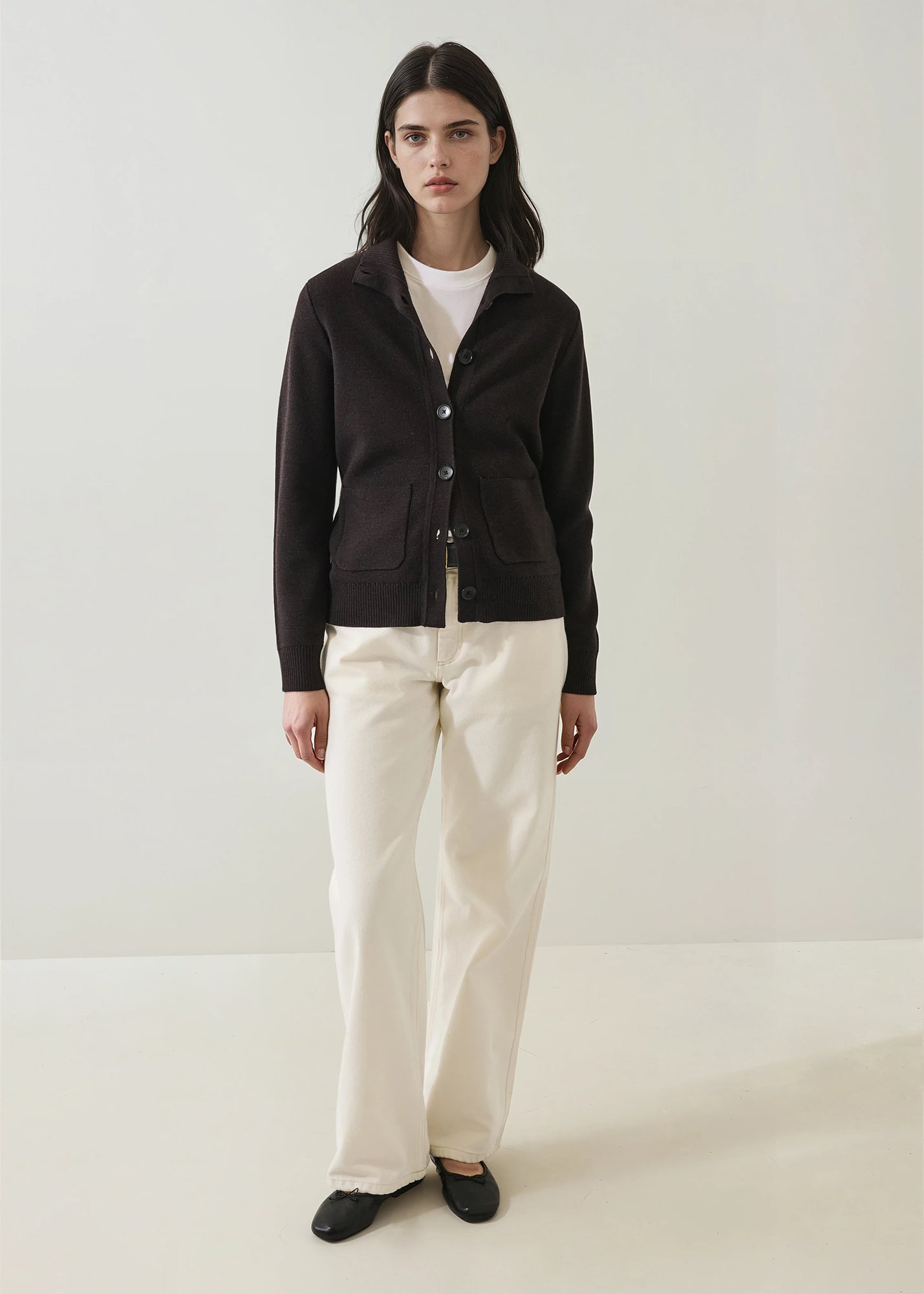 Merino Button Front Milano Jacket