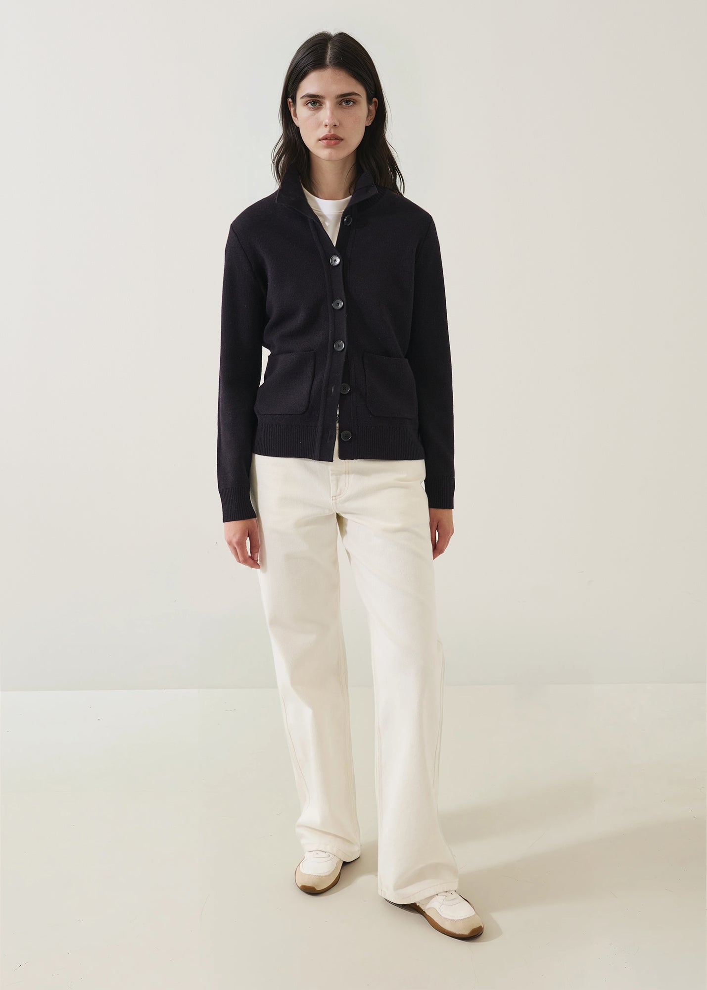 Merino Button Front Milano Jacket