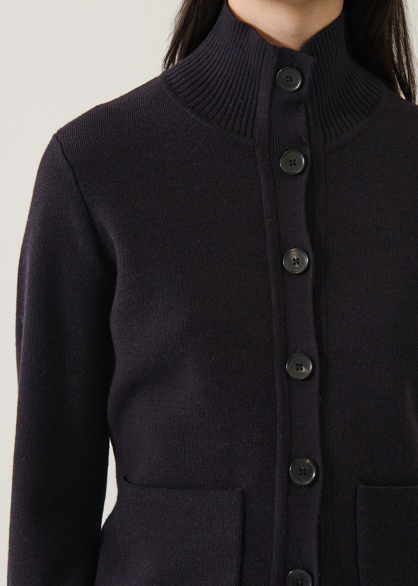 Merino Button Front Milano Jacket
