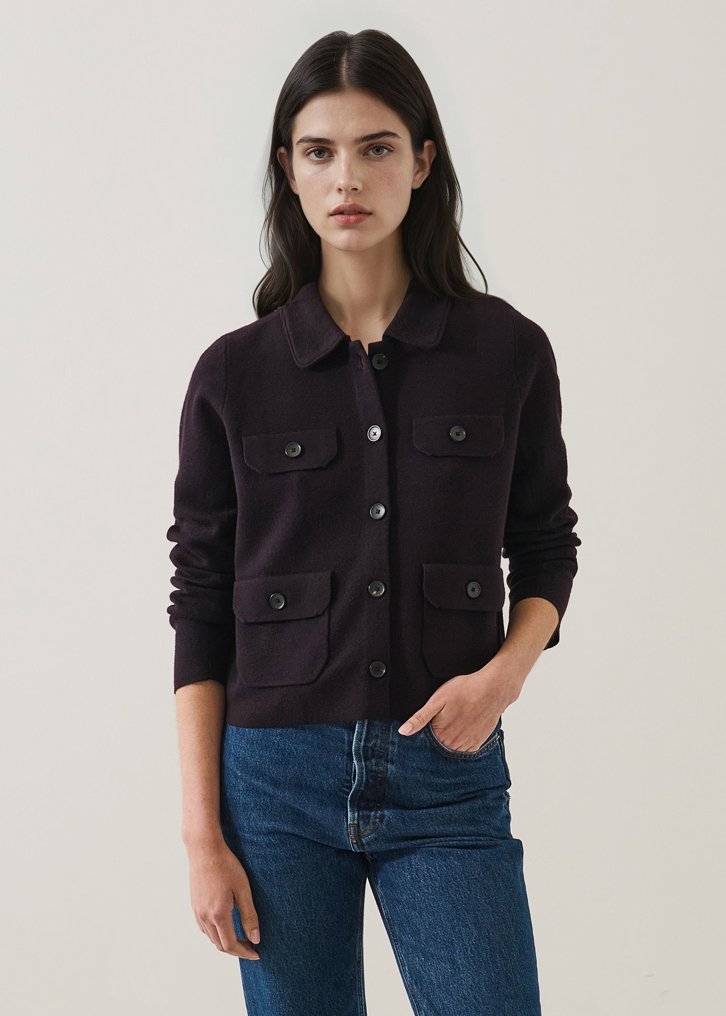 Merino Milano Stitch Pocket Jacket - PATRICK ASSARAF