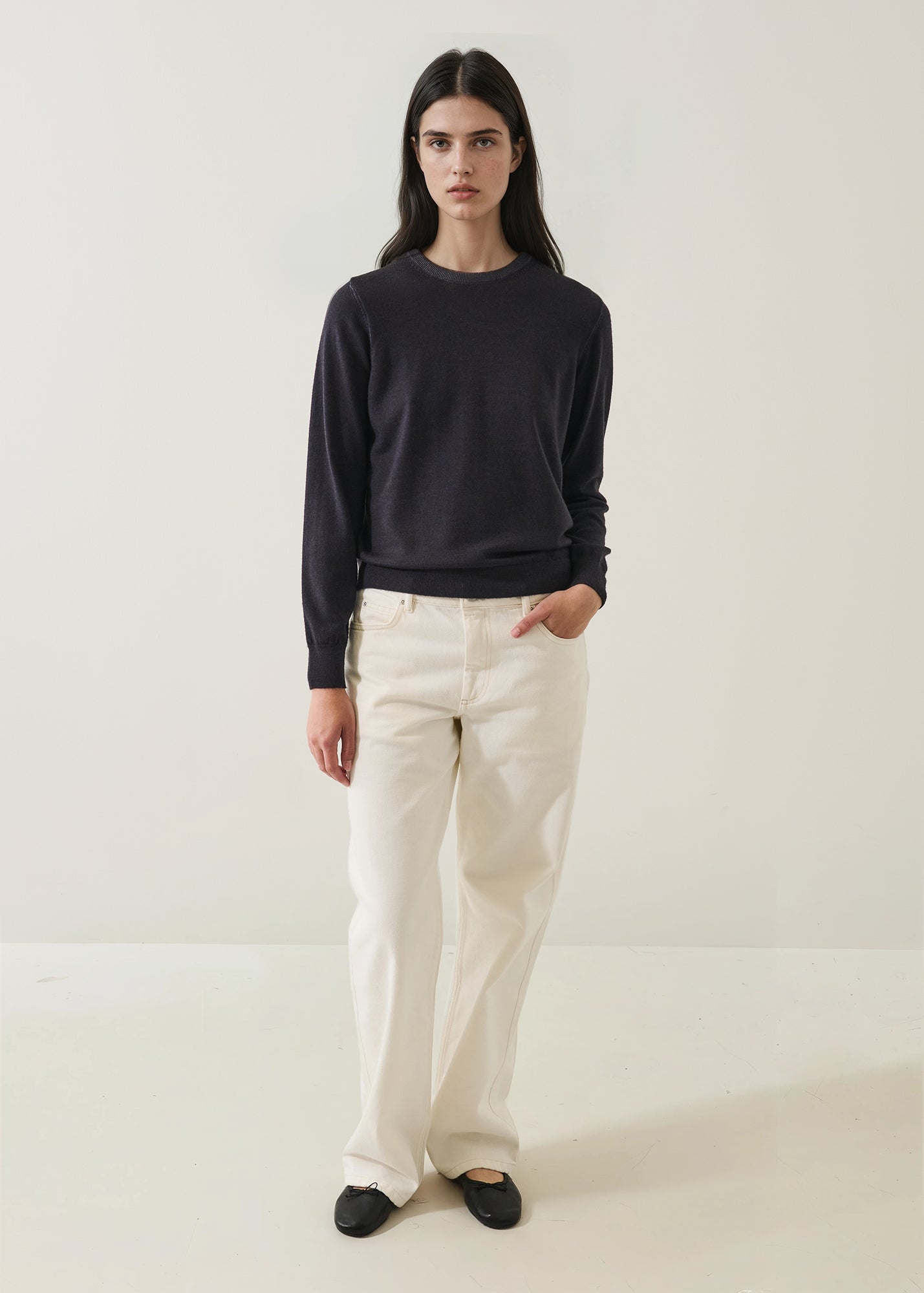 Superfine Merino Vintage Classic Crewneck