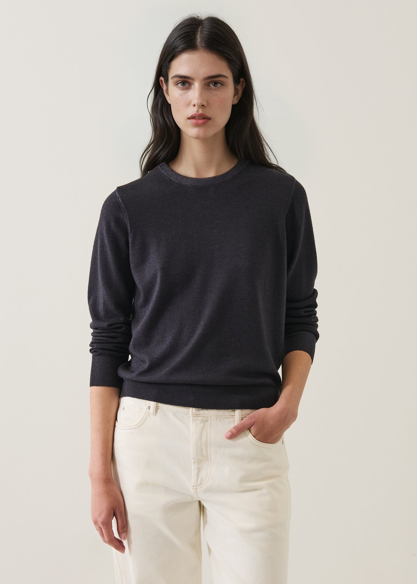 Superfine Merino Vintage Classic Crewneck
