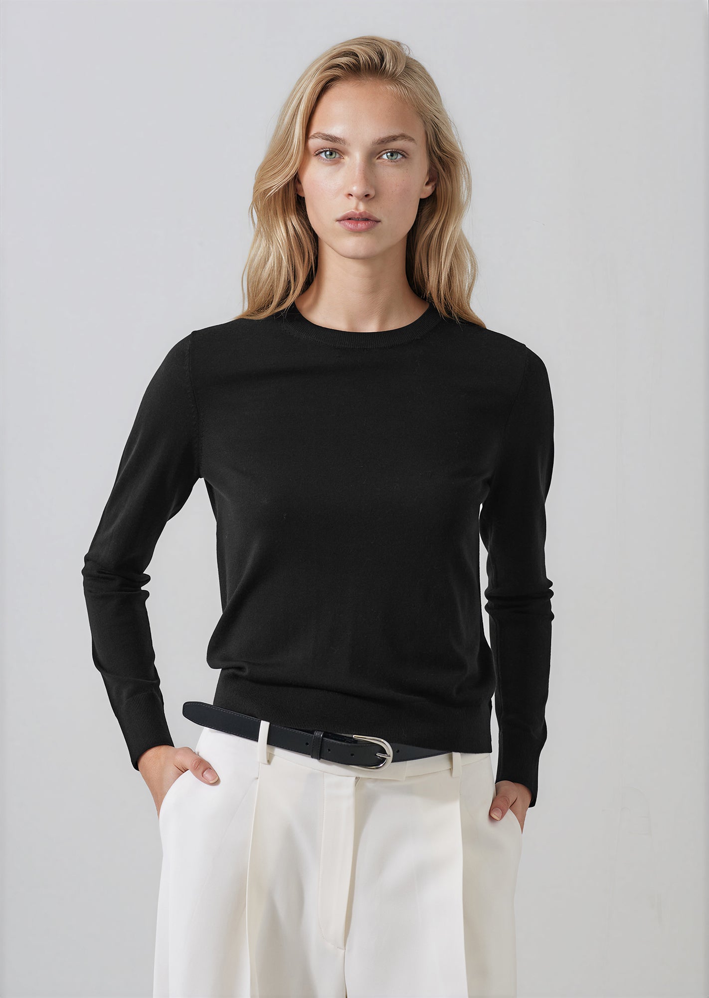 Extra-Fine Merino Classic Crewneck
