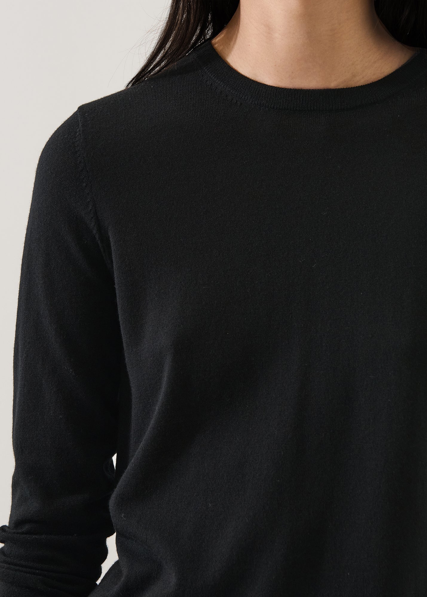 Merino Wool Classic Crewneck - PATRICK ASSARAF