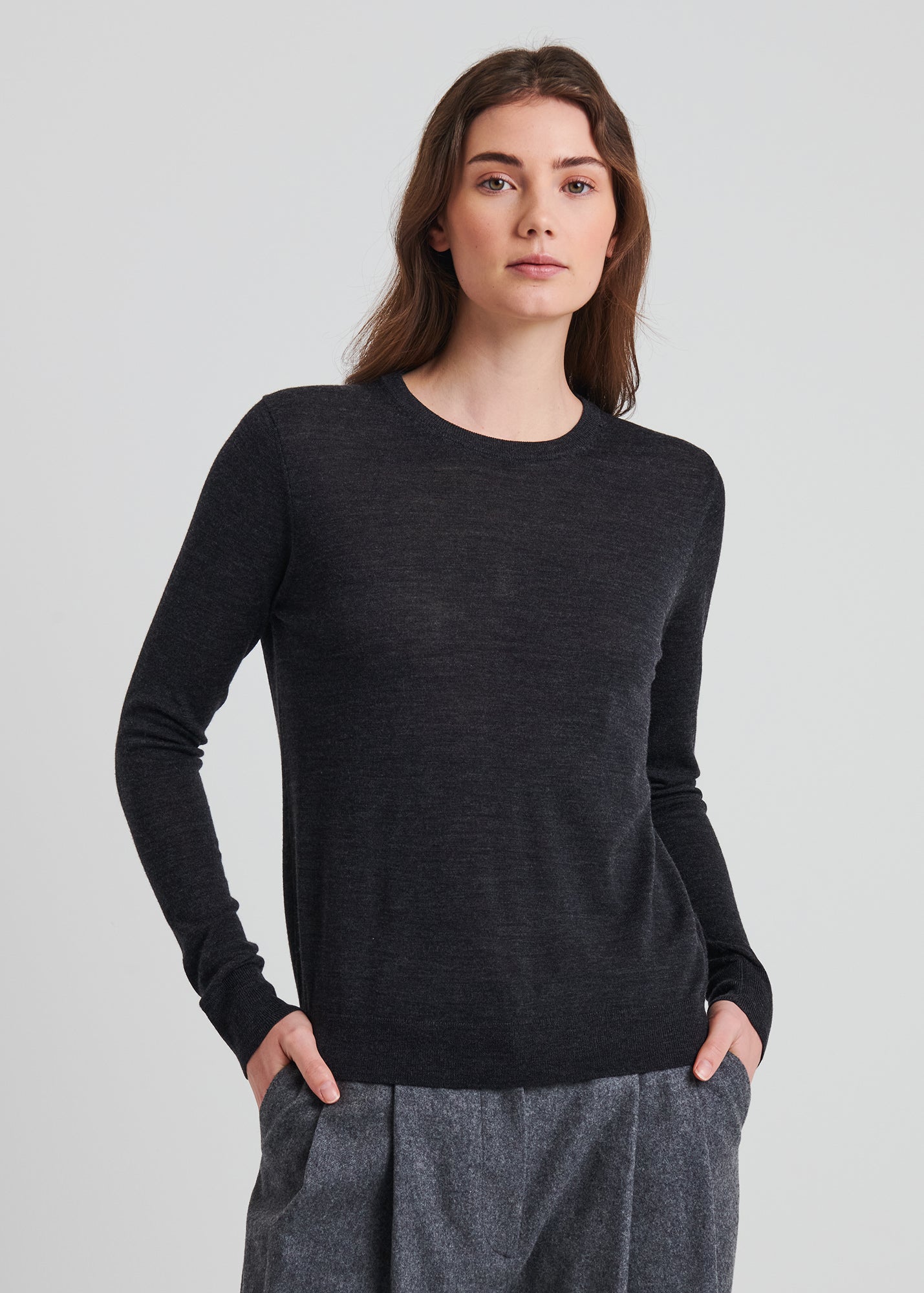 Merino Wool Classic Crewneck