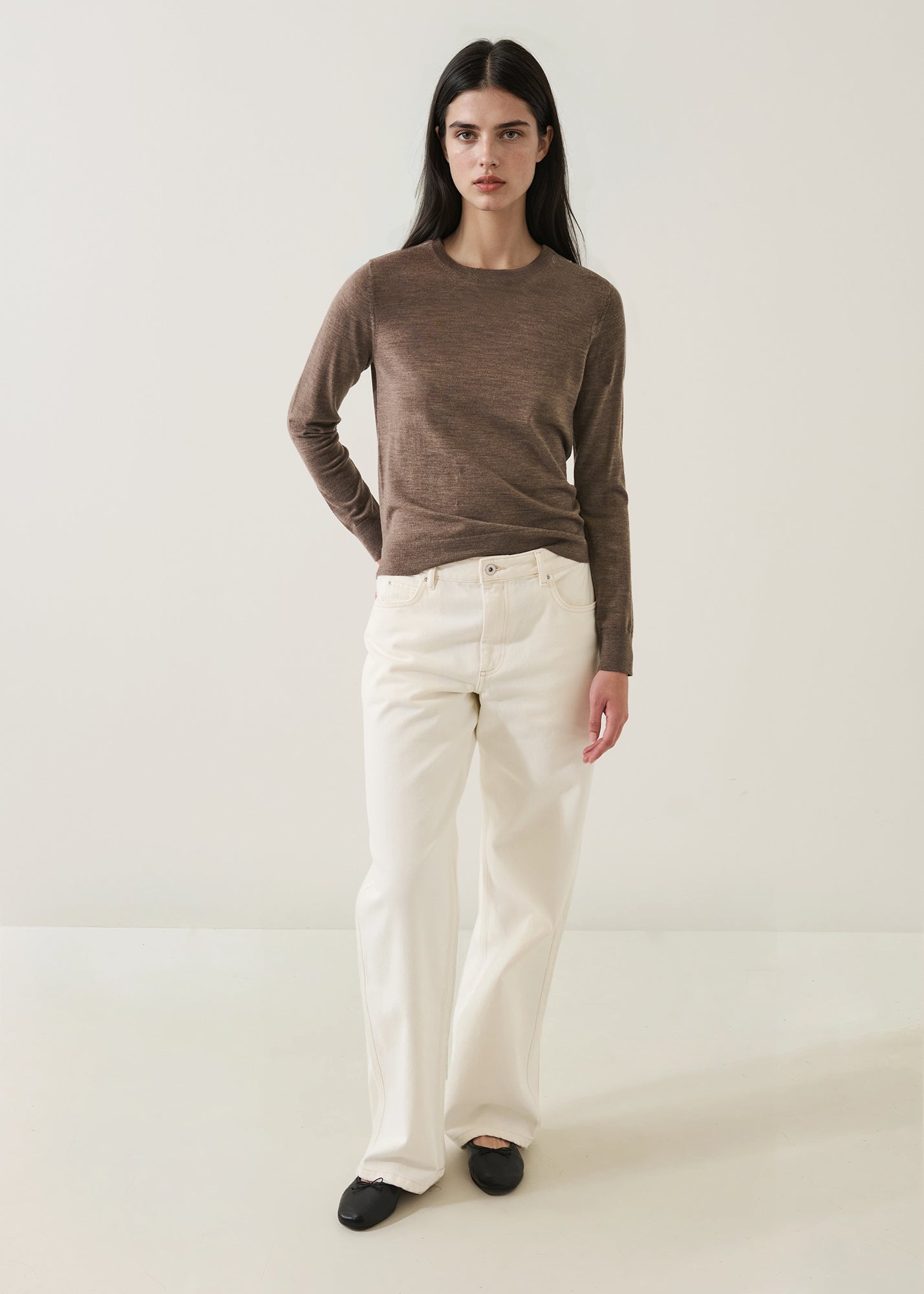 Merino Wool Classic Crewneck - PATRICK ASSARAF