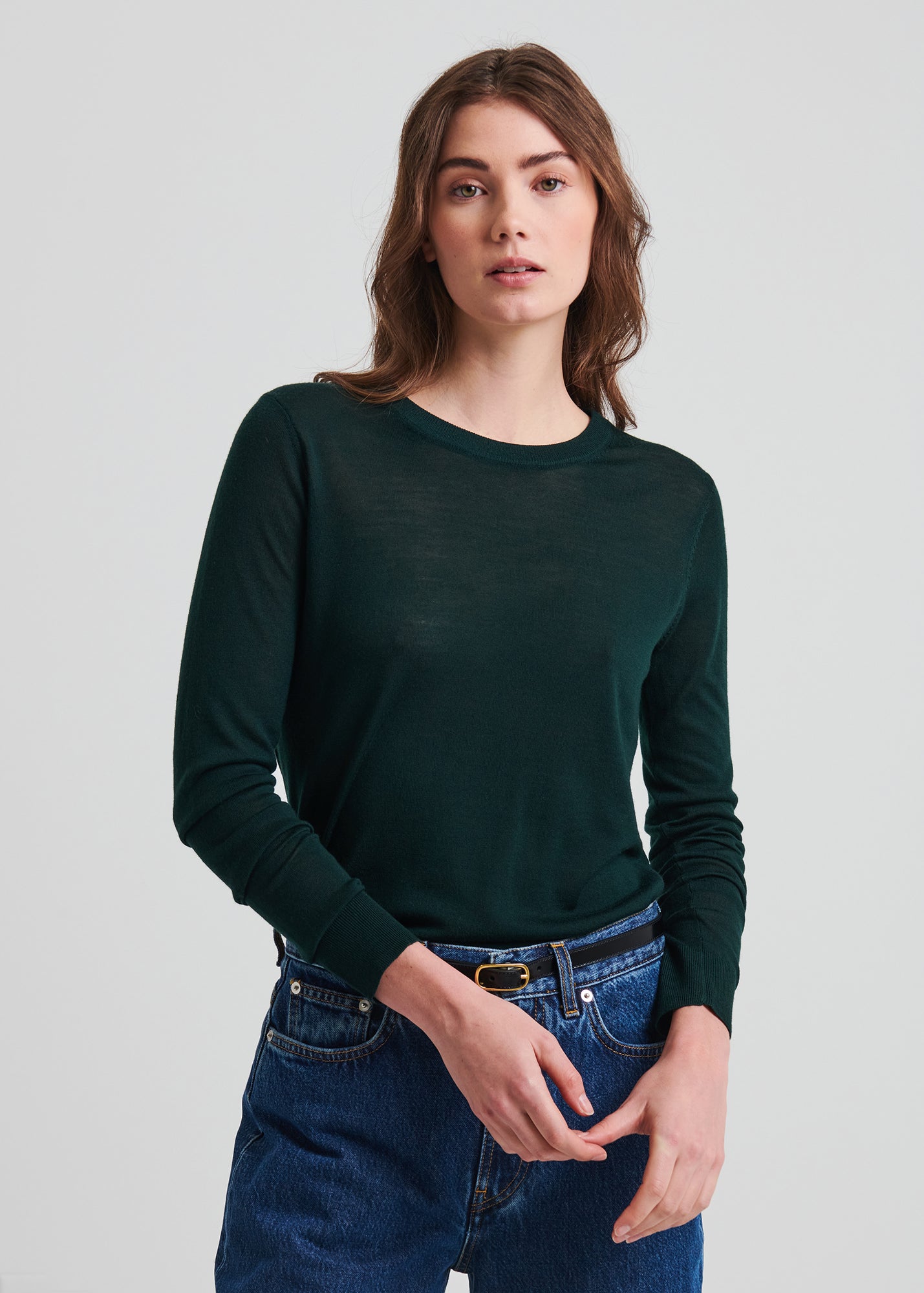 Merino Wool Classic Crewneck