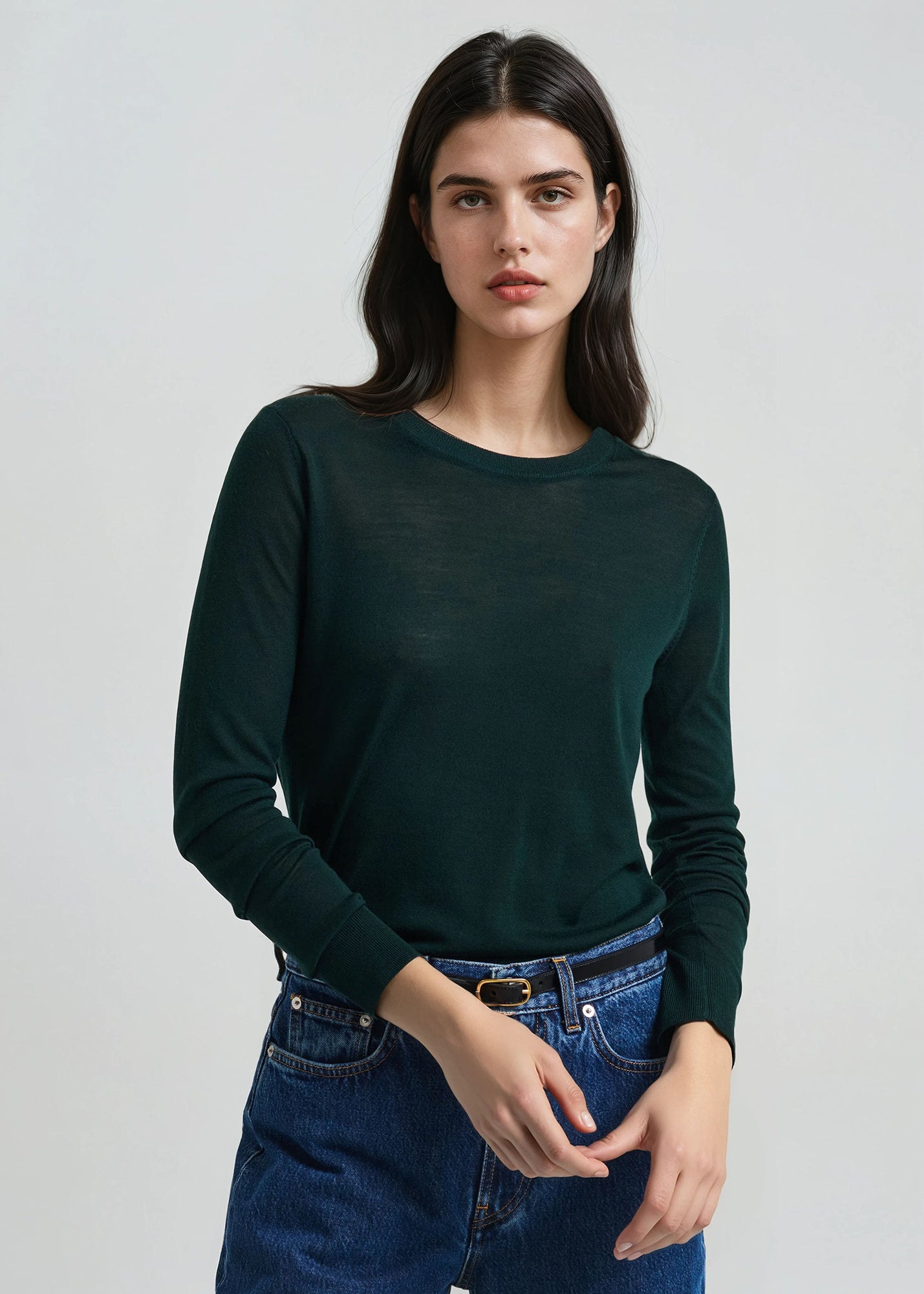 Merino Wool Classic Crewneck