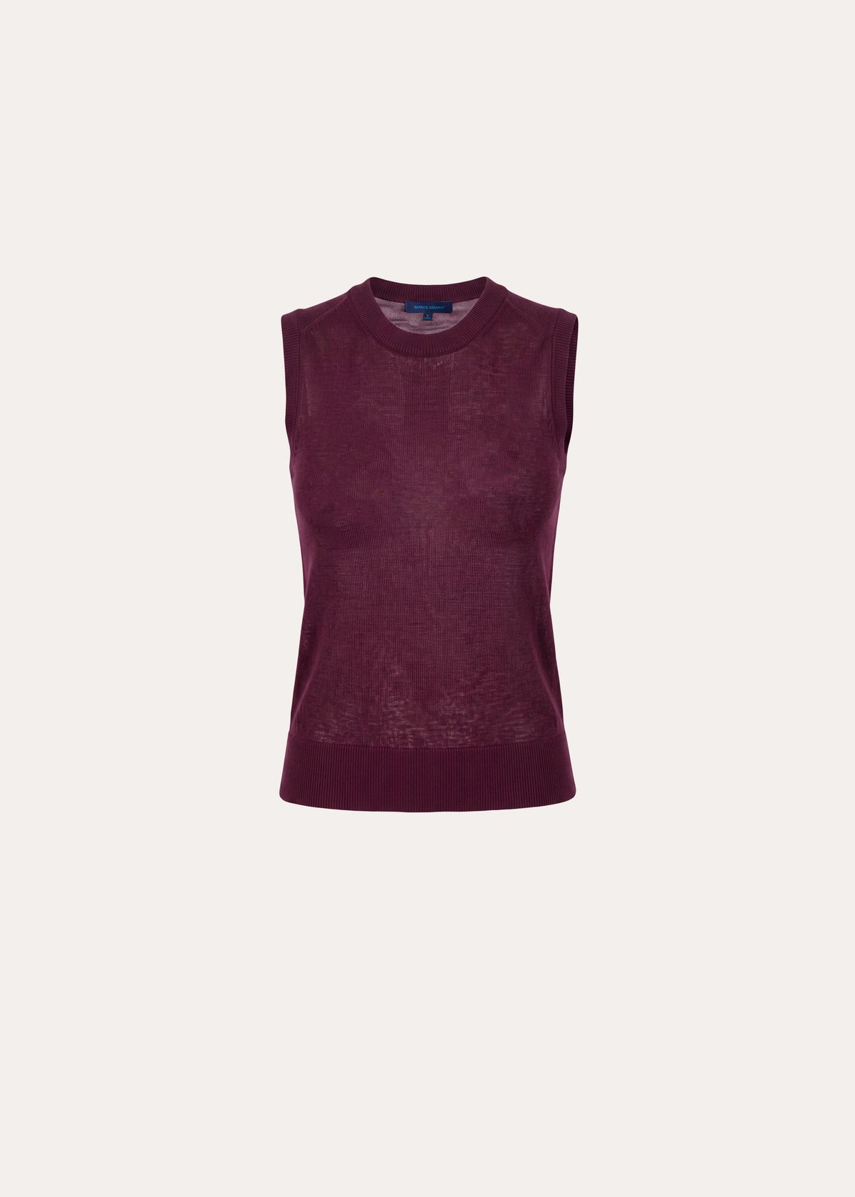 Extra-Fine Merino Sleeveless Crewneck - PATRICK ASSARAF