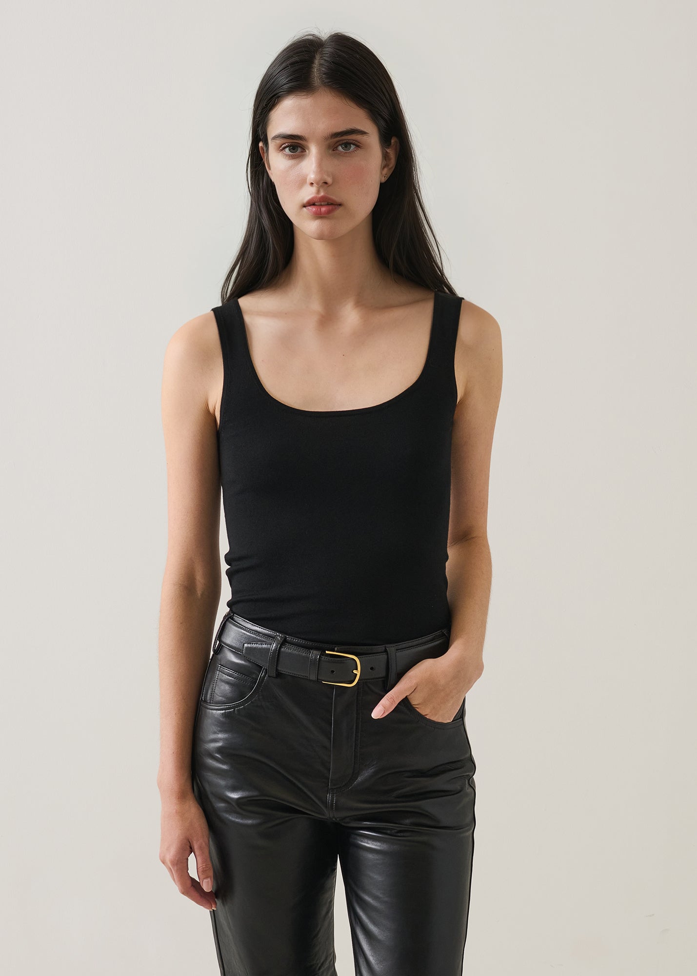 Superfine Merino Fitted Tank