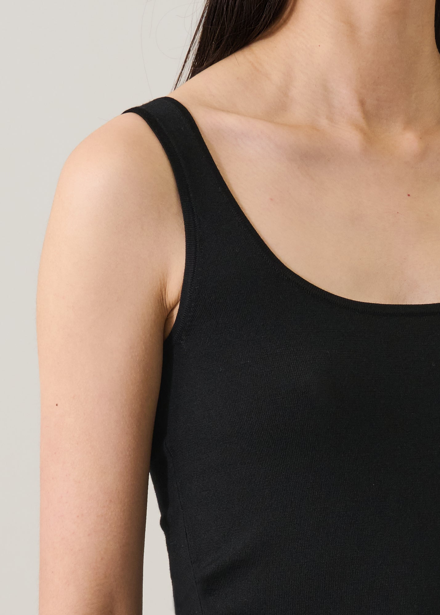 Superfine Merino Fitted Tank
