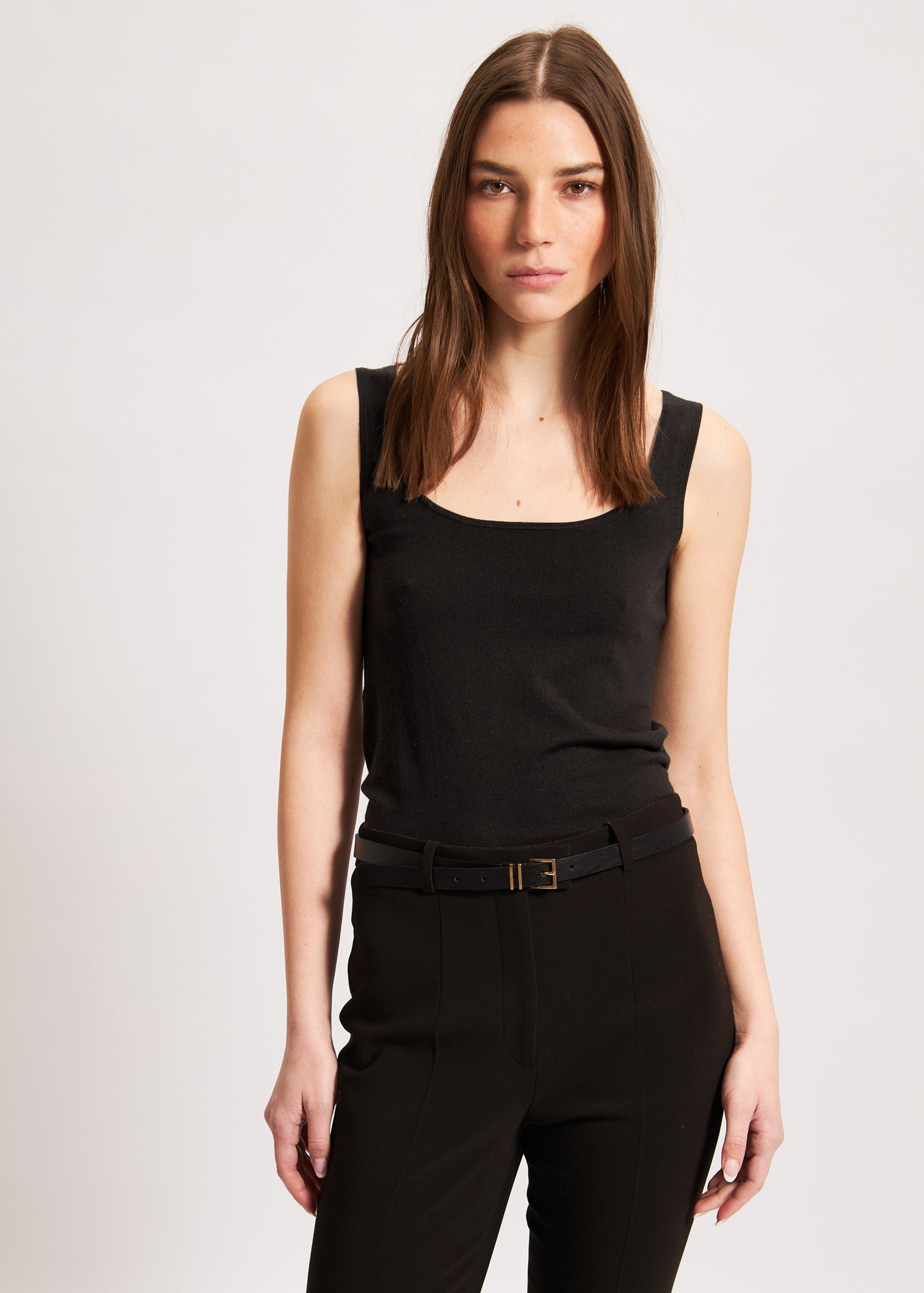 Superfine Merino Fitted Tank